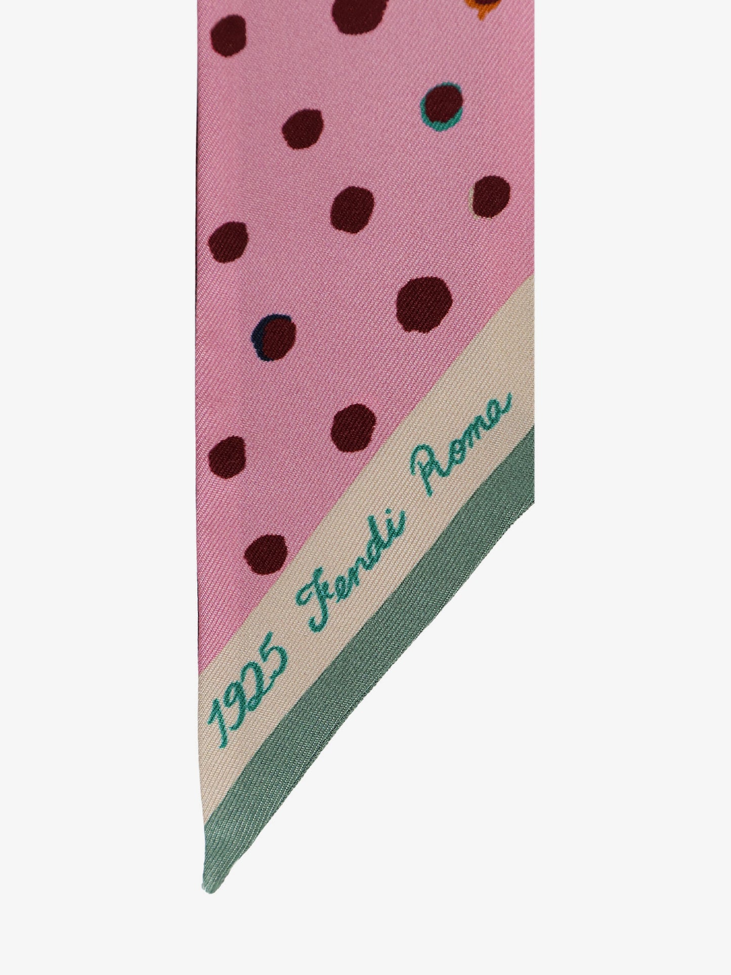 Silk Wrappy bandeau with Falena Dots motif