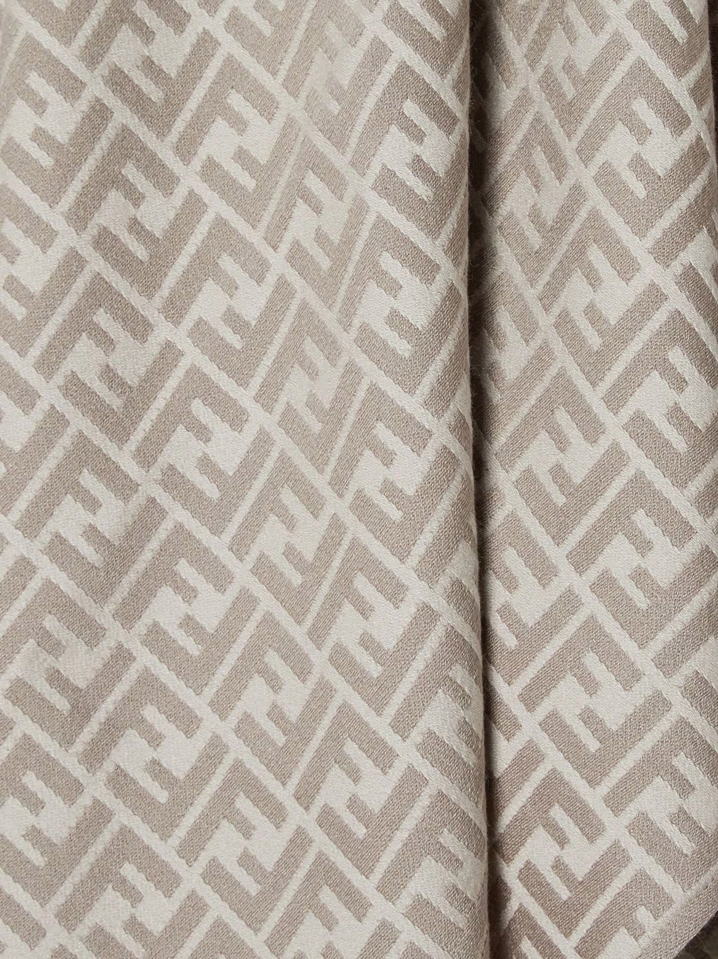 FF silk and wool poncho