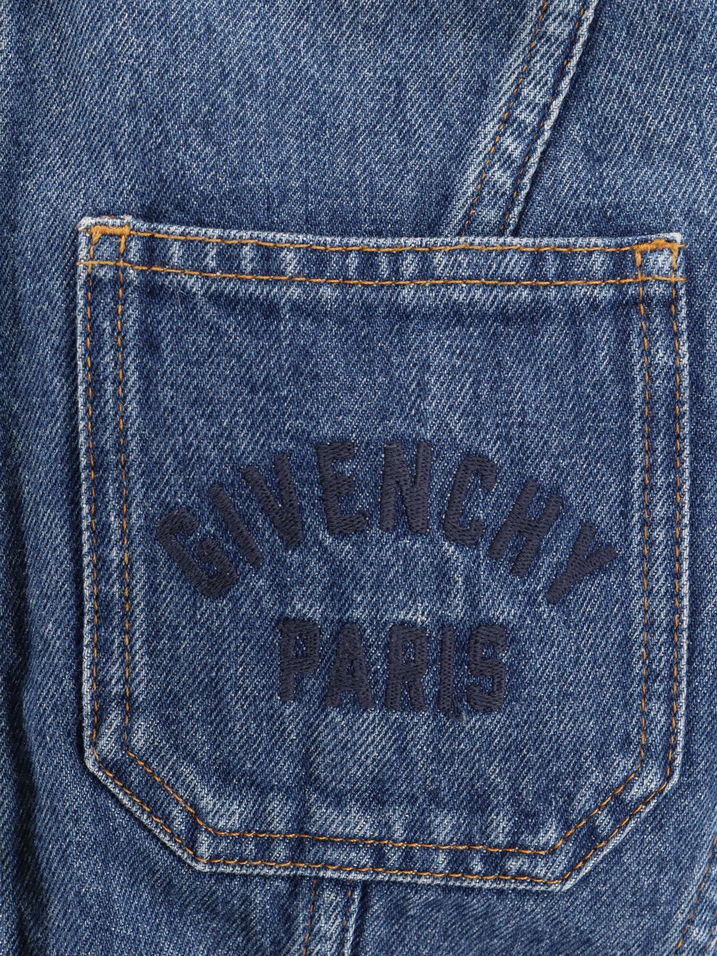 Giubbino Denim con ricamo Logo