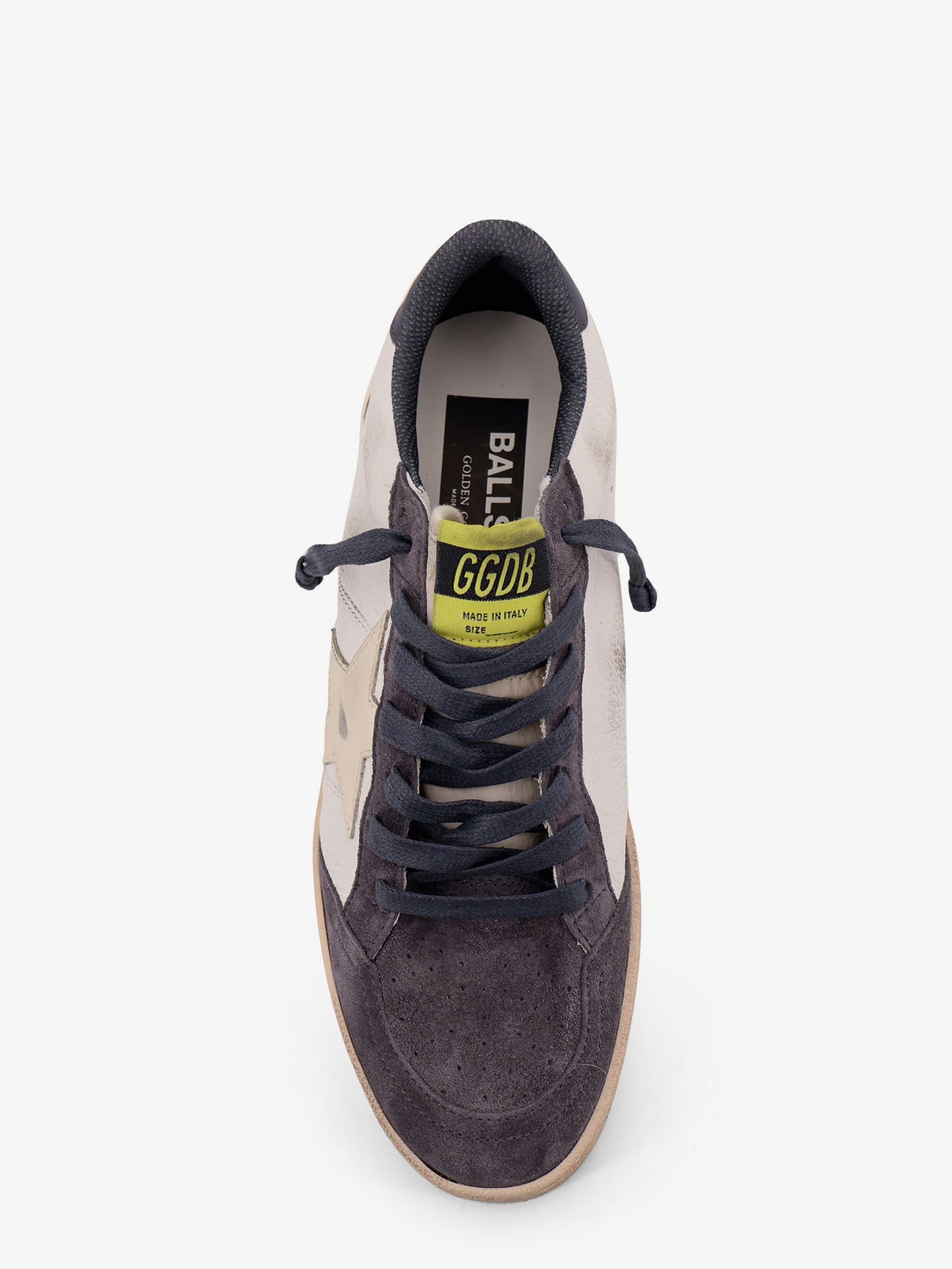 Ballstar leather sneakers and suede with side logo
