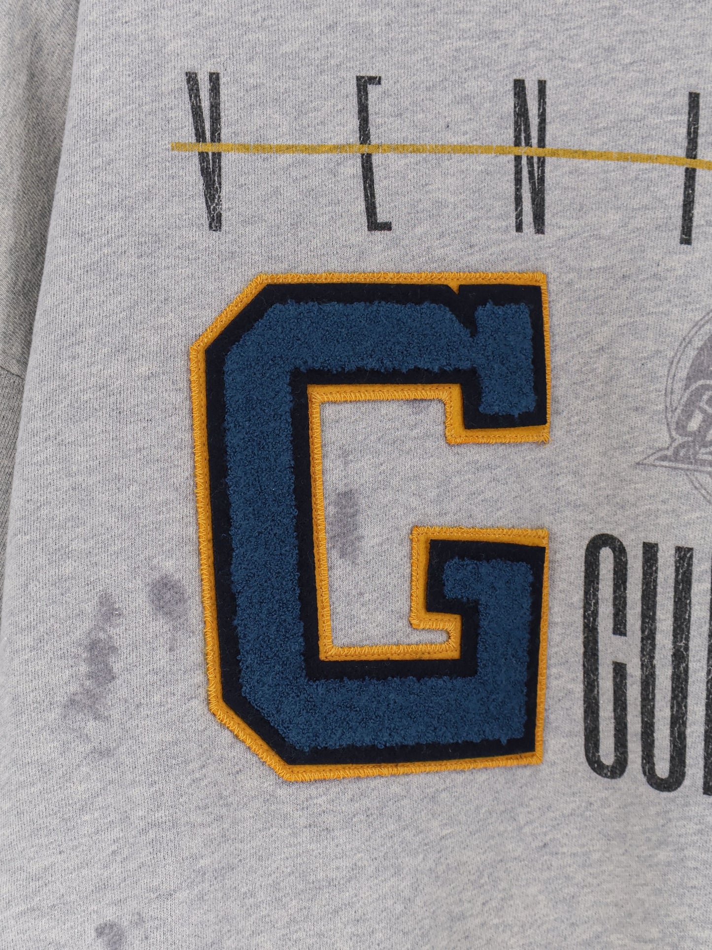 Cotton sweatshirt with print on the front