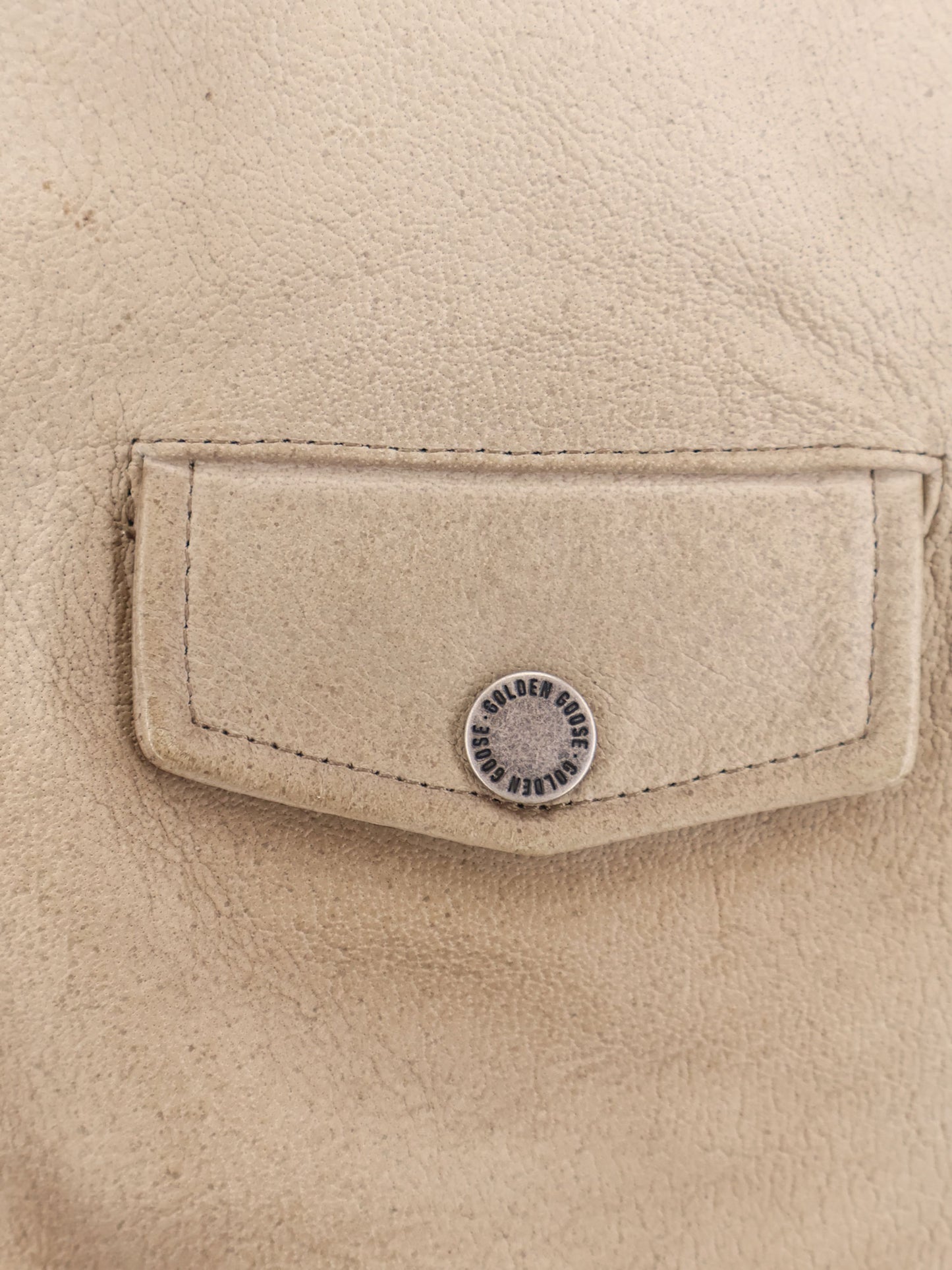 Phoebe Over leather jacket