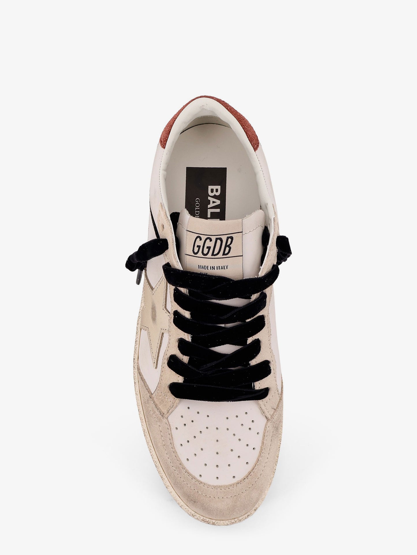 Ball Star with Padded Collar leather sneakers