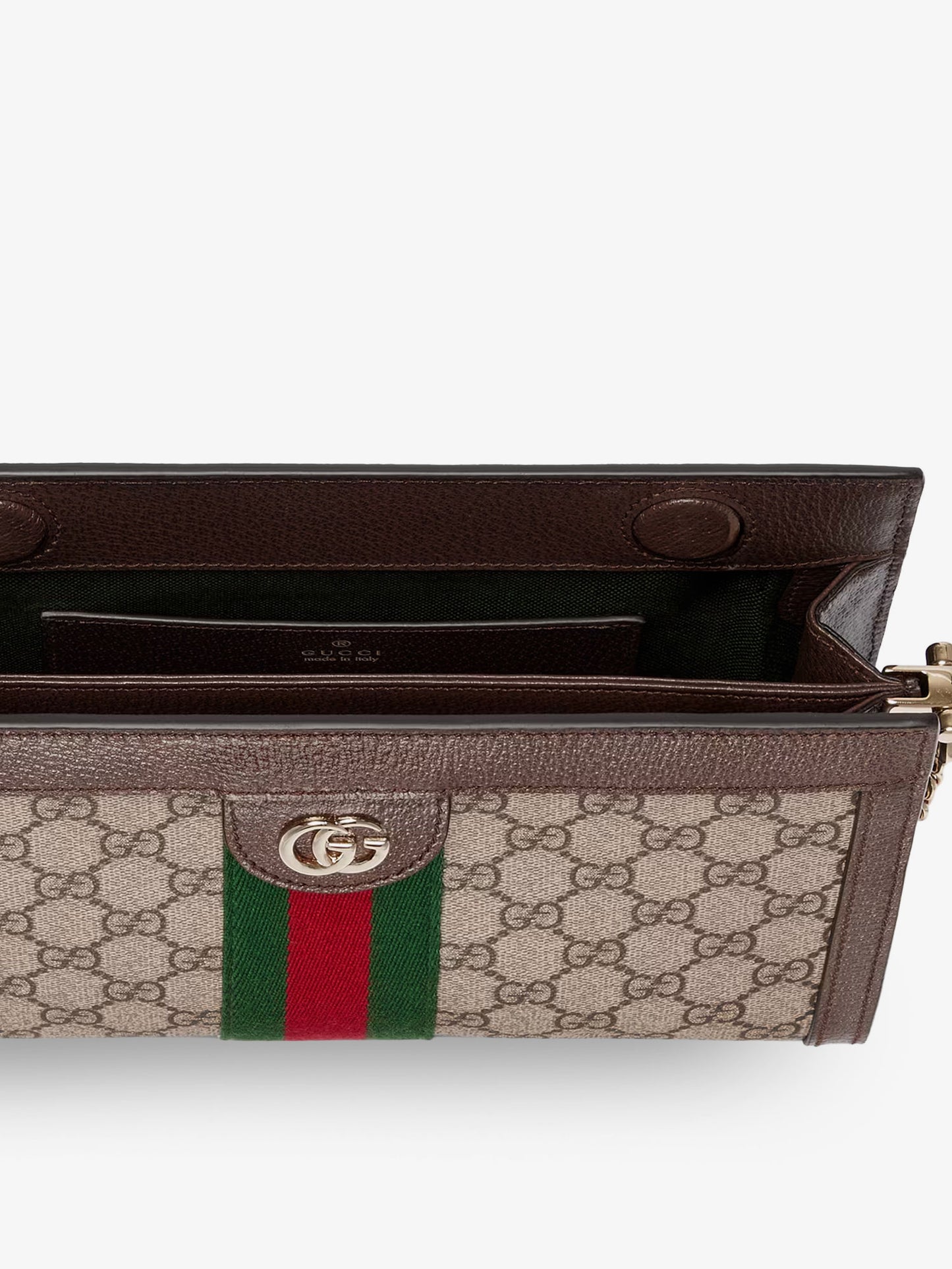 Coated canvas Ophidia shoulder bag