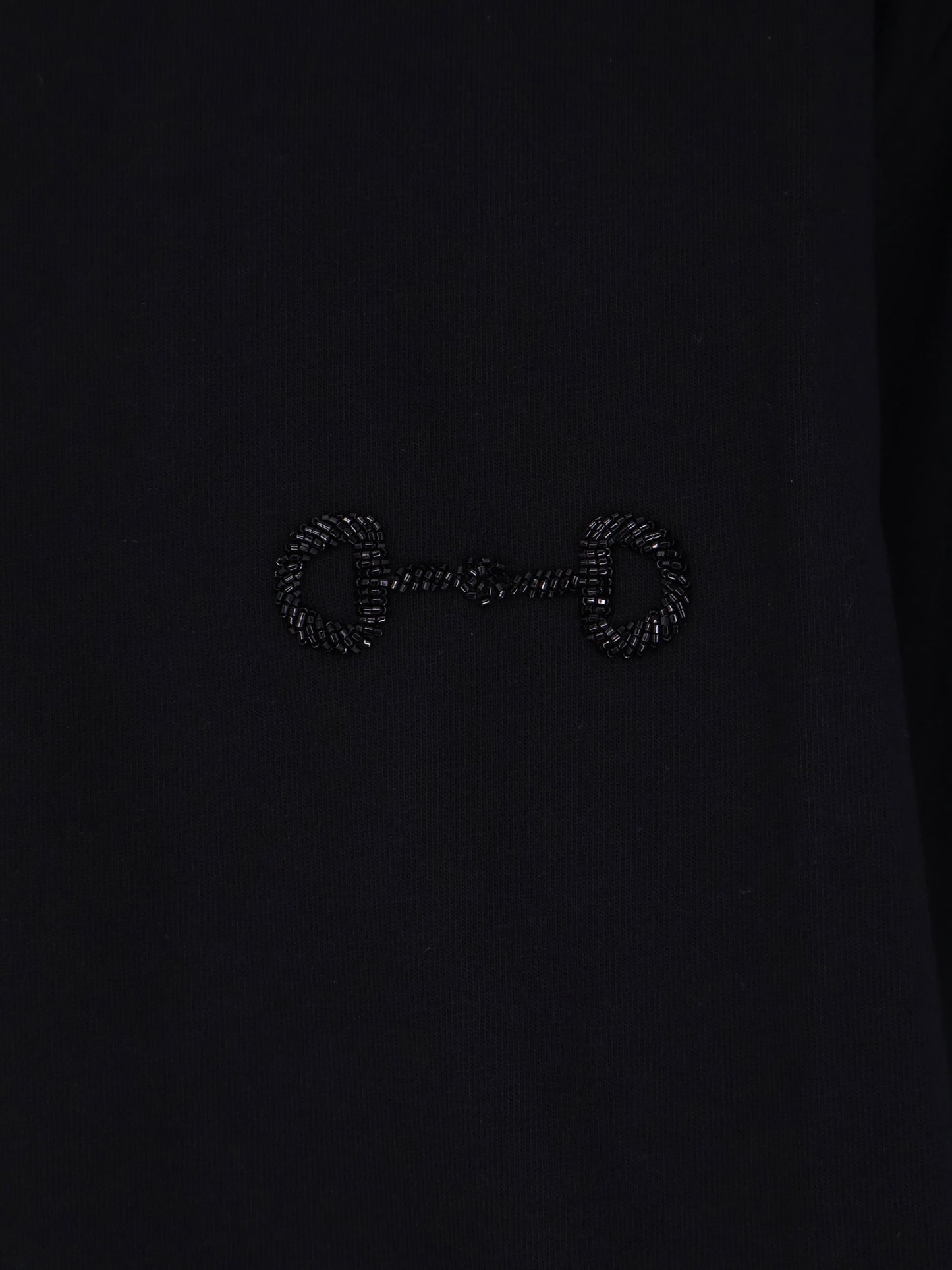 Cotton t-shirt with frontal Horsebit