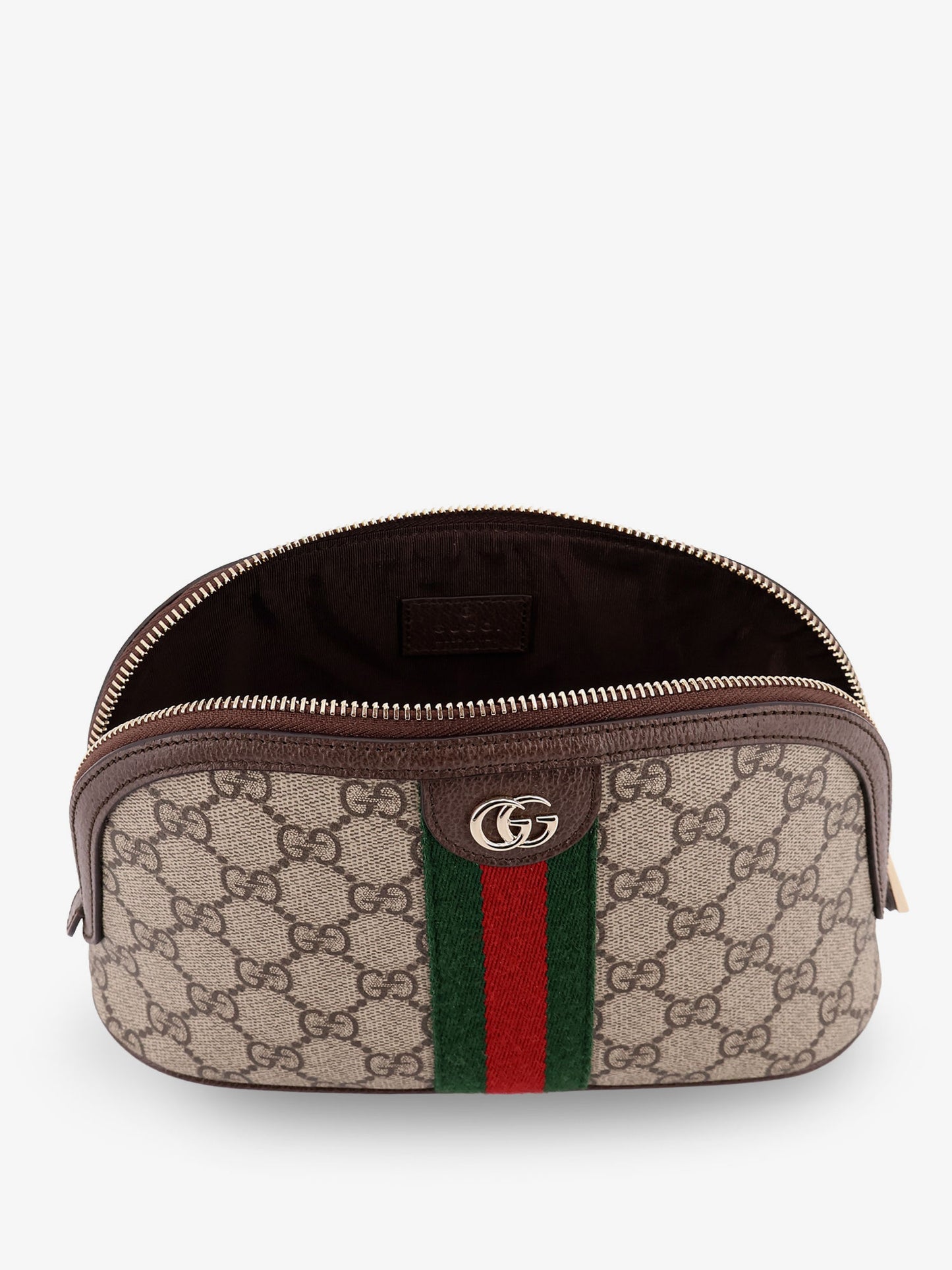 Coated canvas beauty case with GG motif