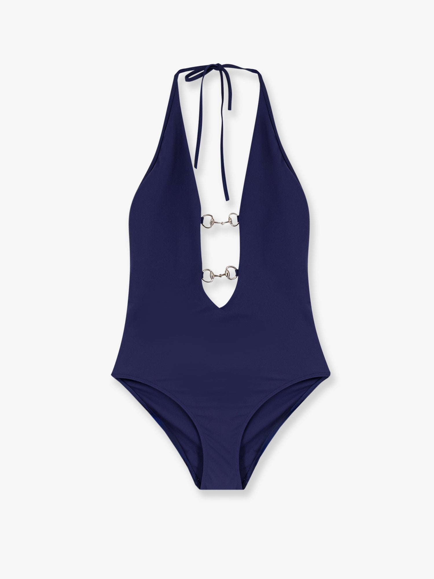 GUCCI ワンピース水着　グッチ　ネイビー One-piece swimsuit with Horsebit details GUCCI - Nugnes1920