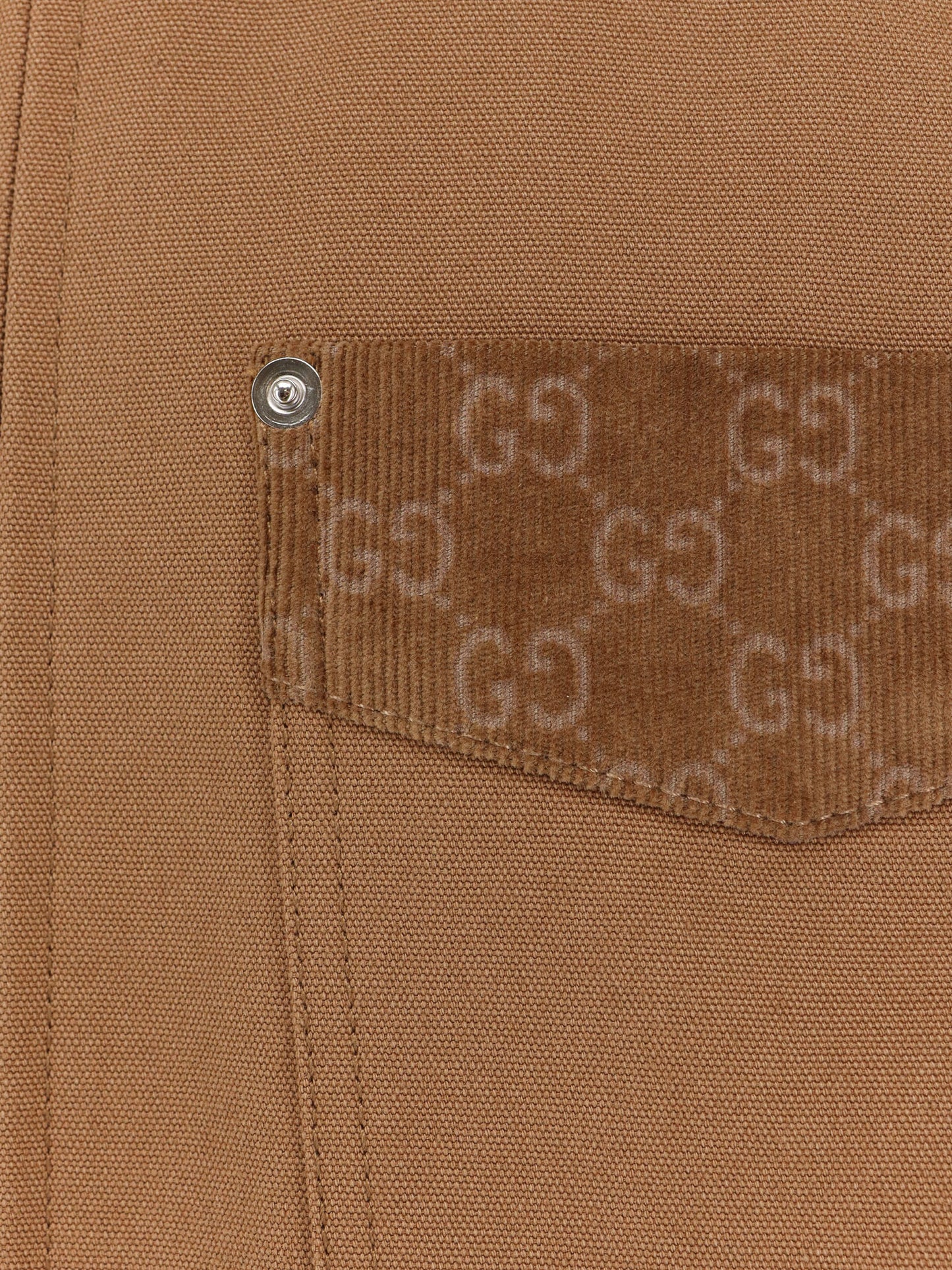 Canvas Jacket with GG details