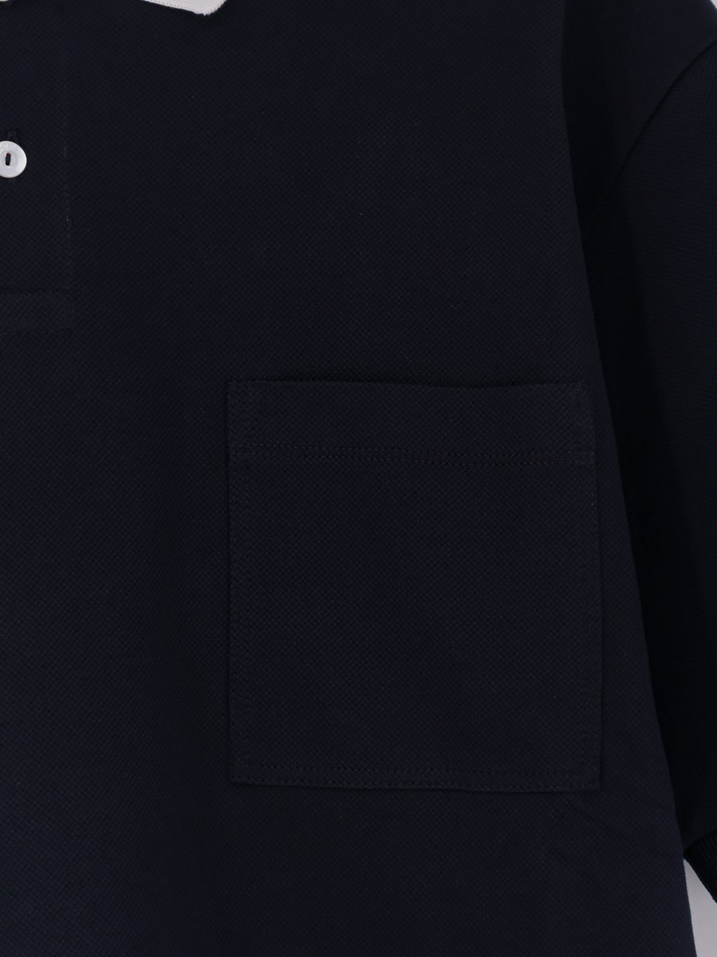 Cotton piquet polo shirt