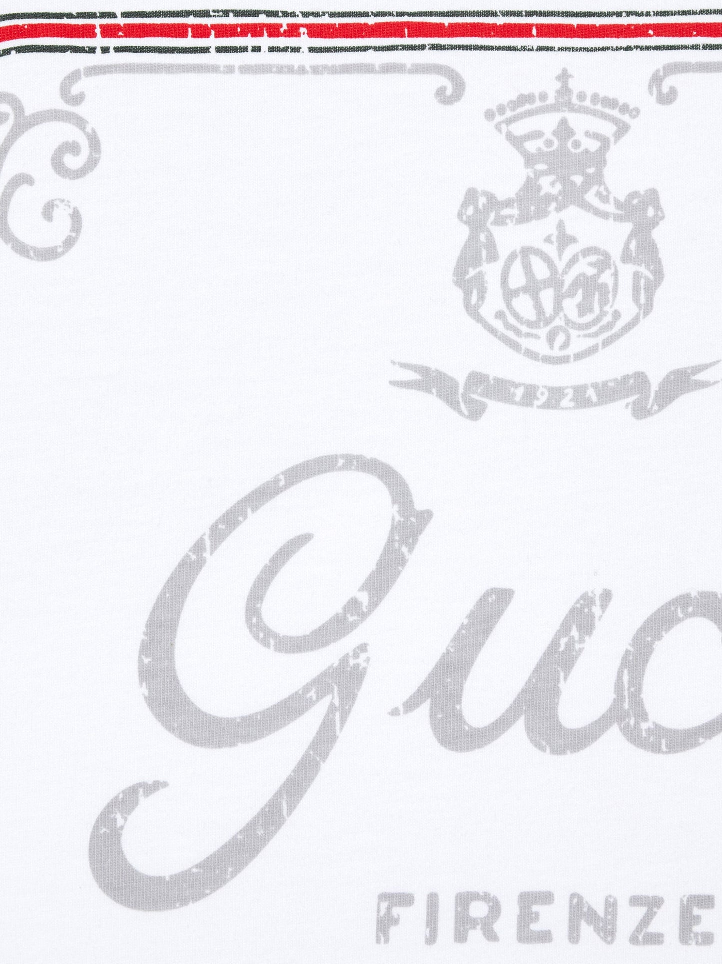 Cotton T-shirt with Gucci Firenze 1921 print