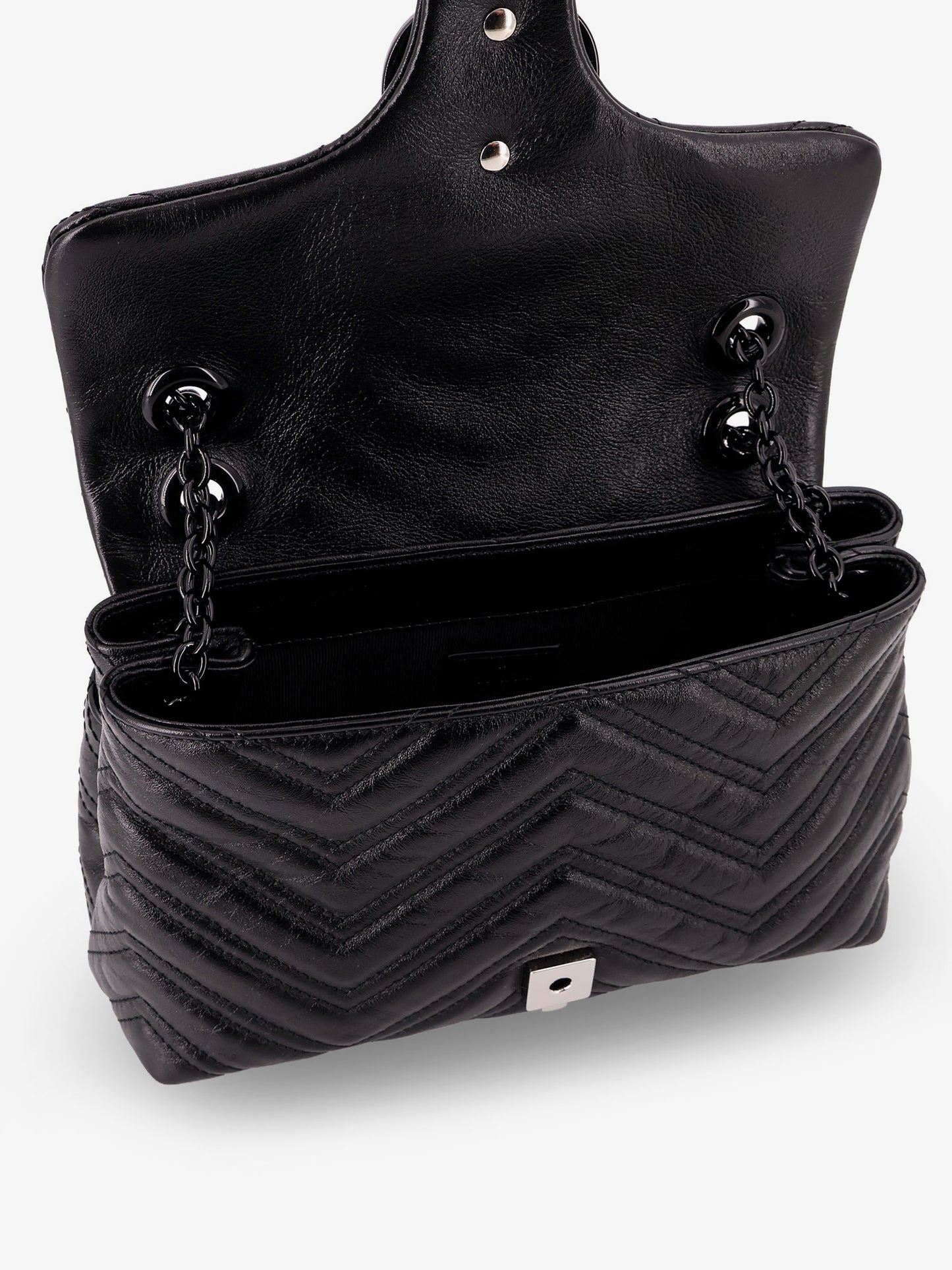 Matelassé leather GG Marmont crossbody bag