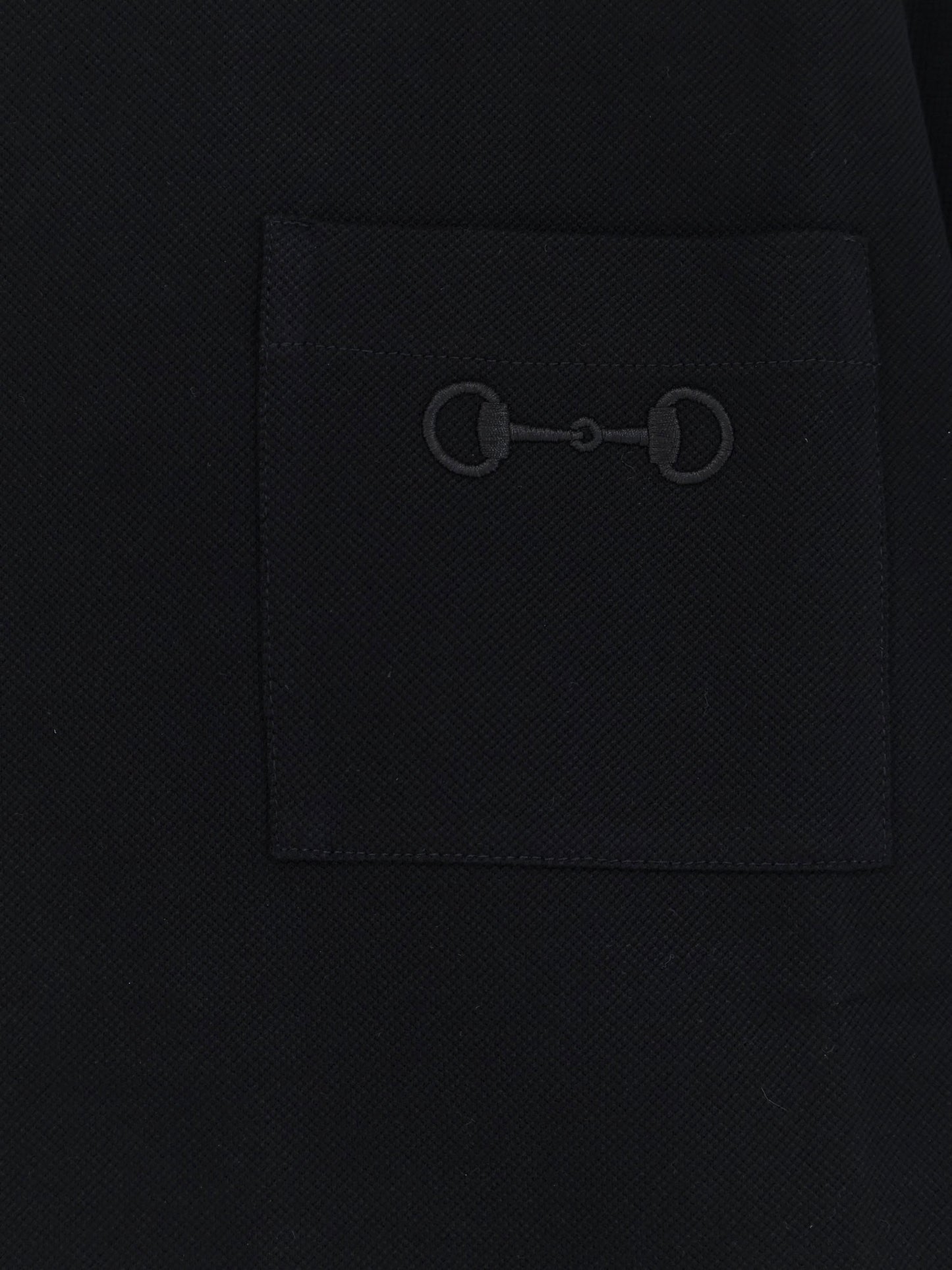 Piqué cotton t-shirt with embroidery