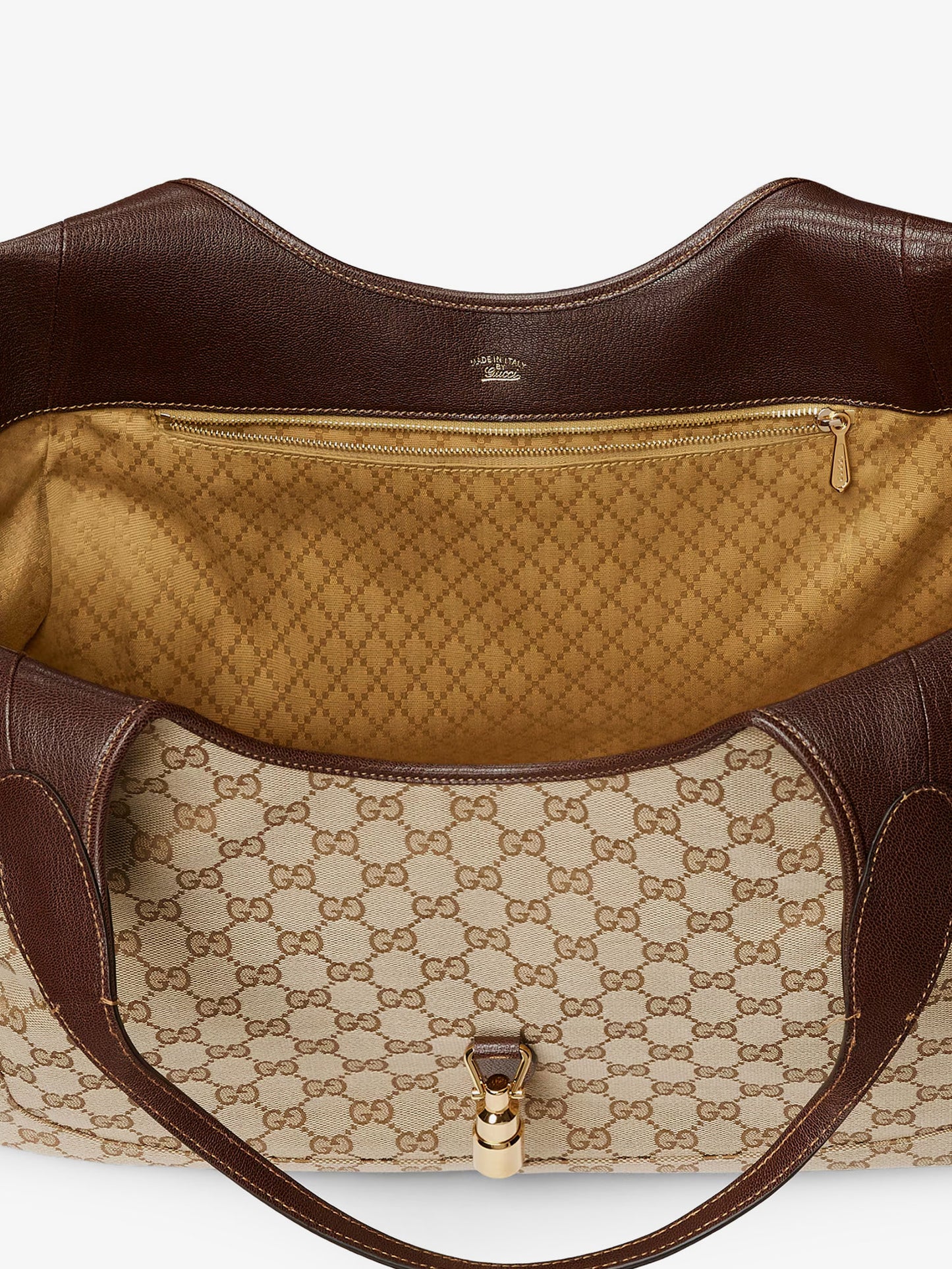 Borsa shopping Mercato in tessuto GG