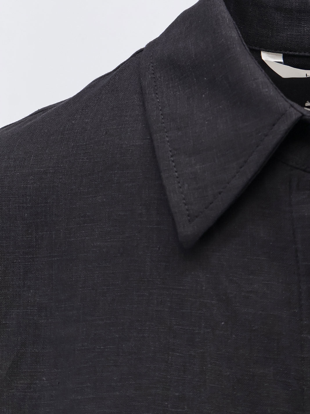 Arigliano viscose and linen chemisier dress