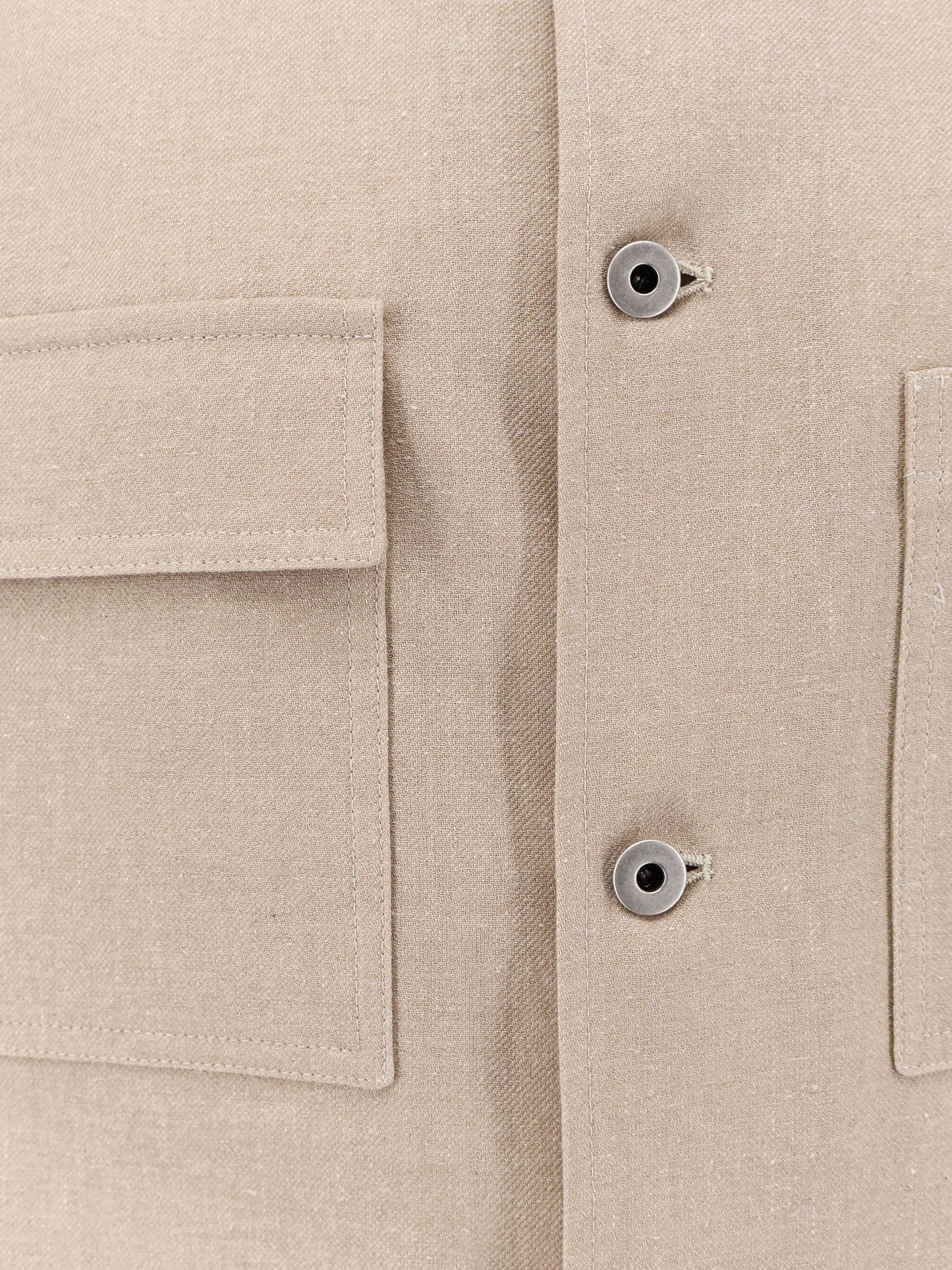 Castelluccio cotton and linen jacket