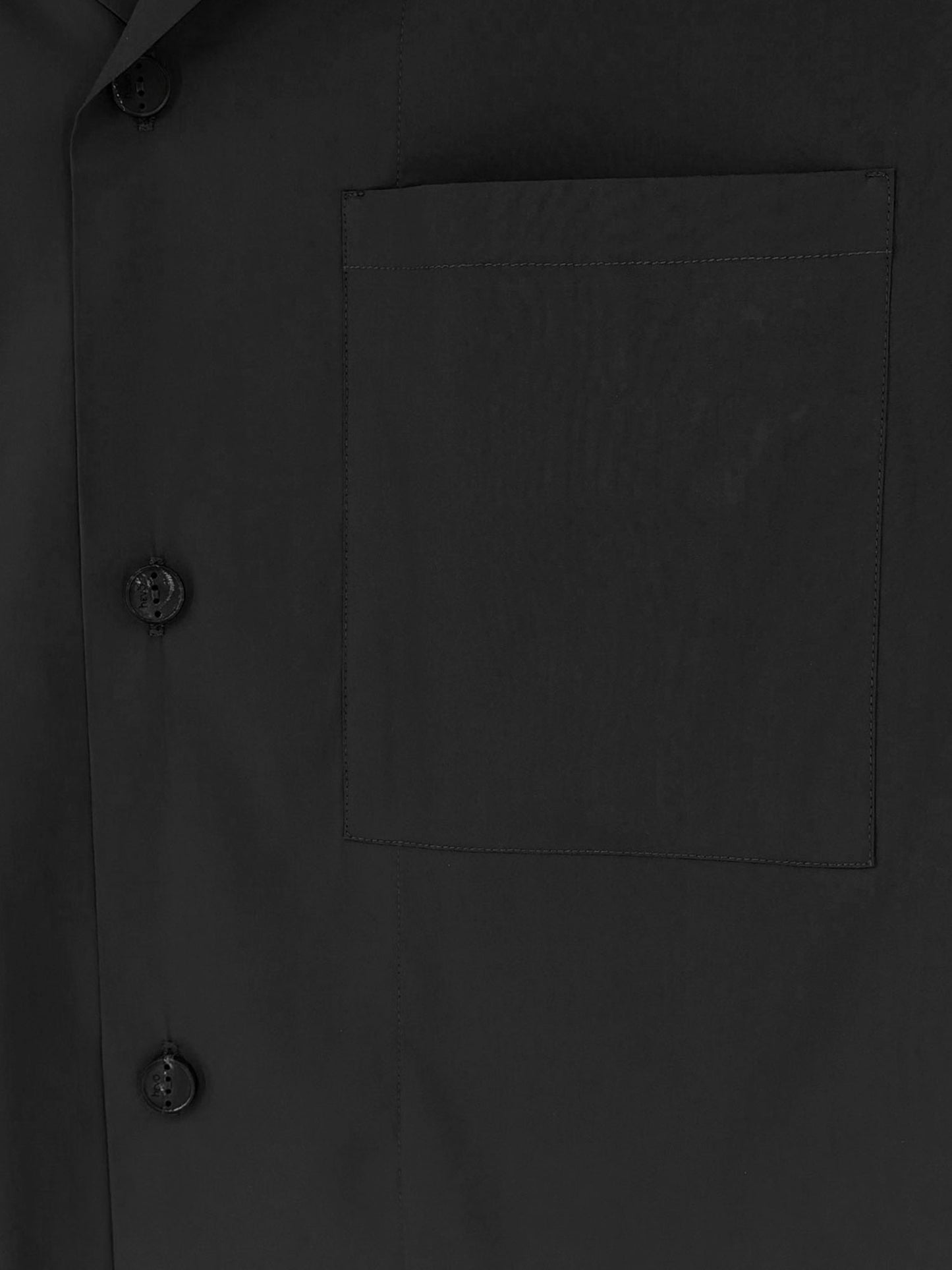 Linen and viscose blend shirt