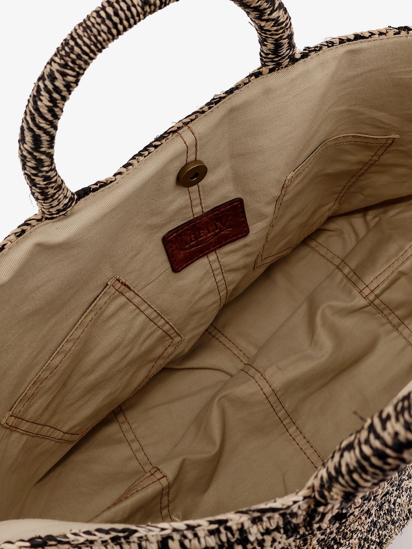 Borsa a mano Vanilla in rafia