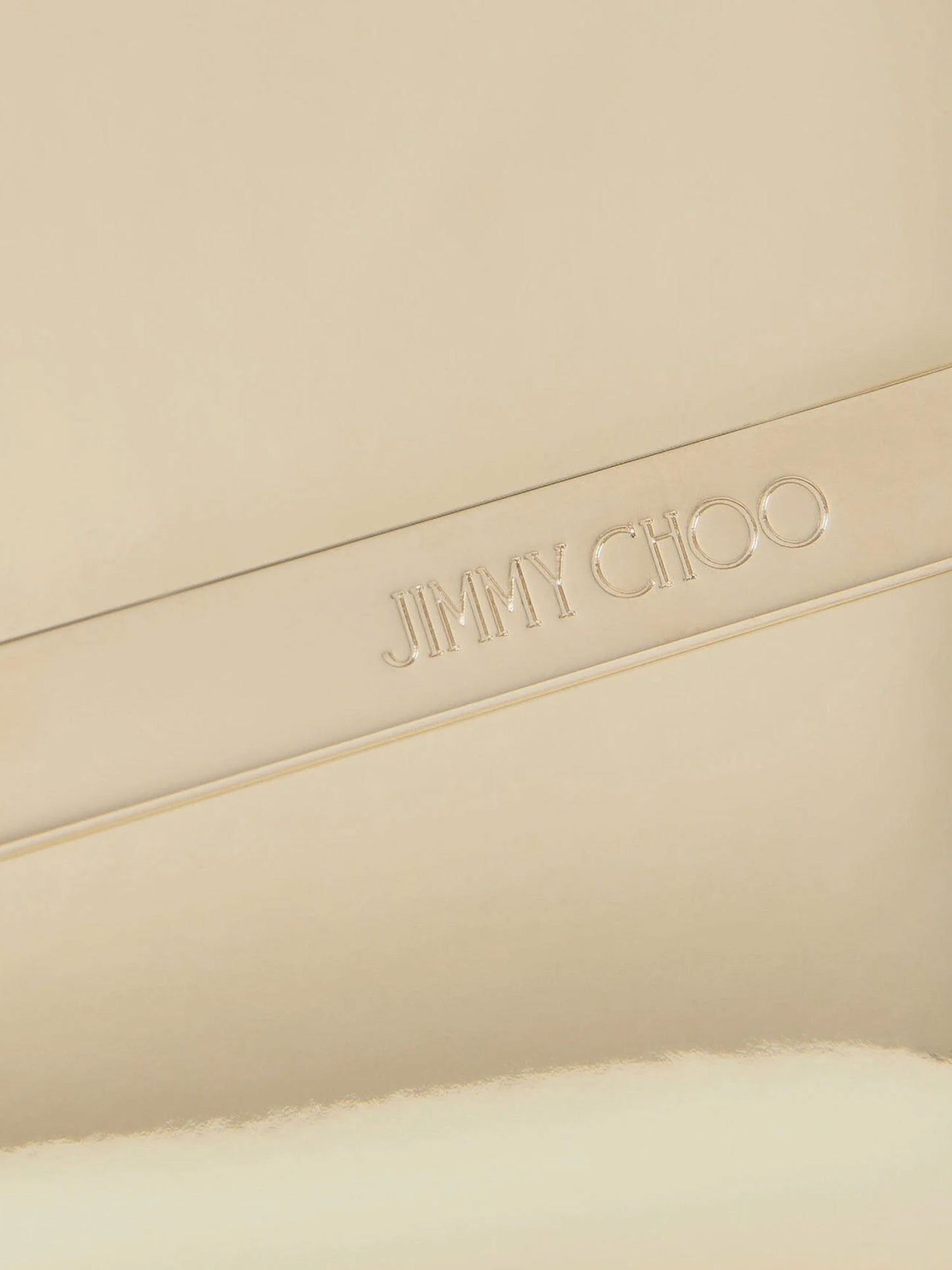 Emmie metallic leather clutch