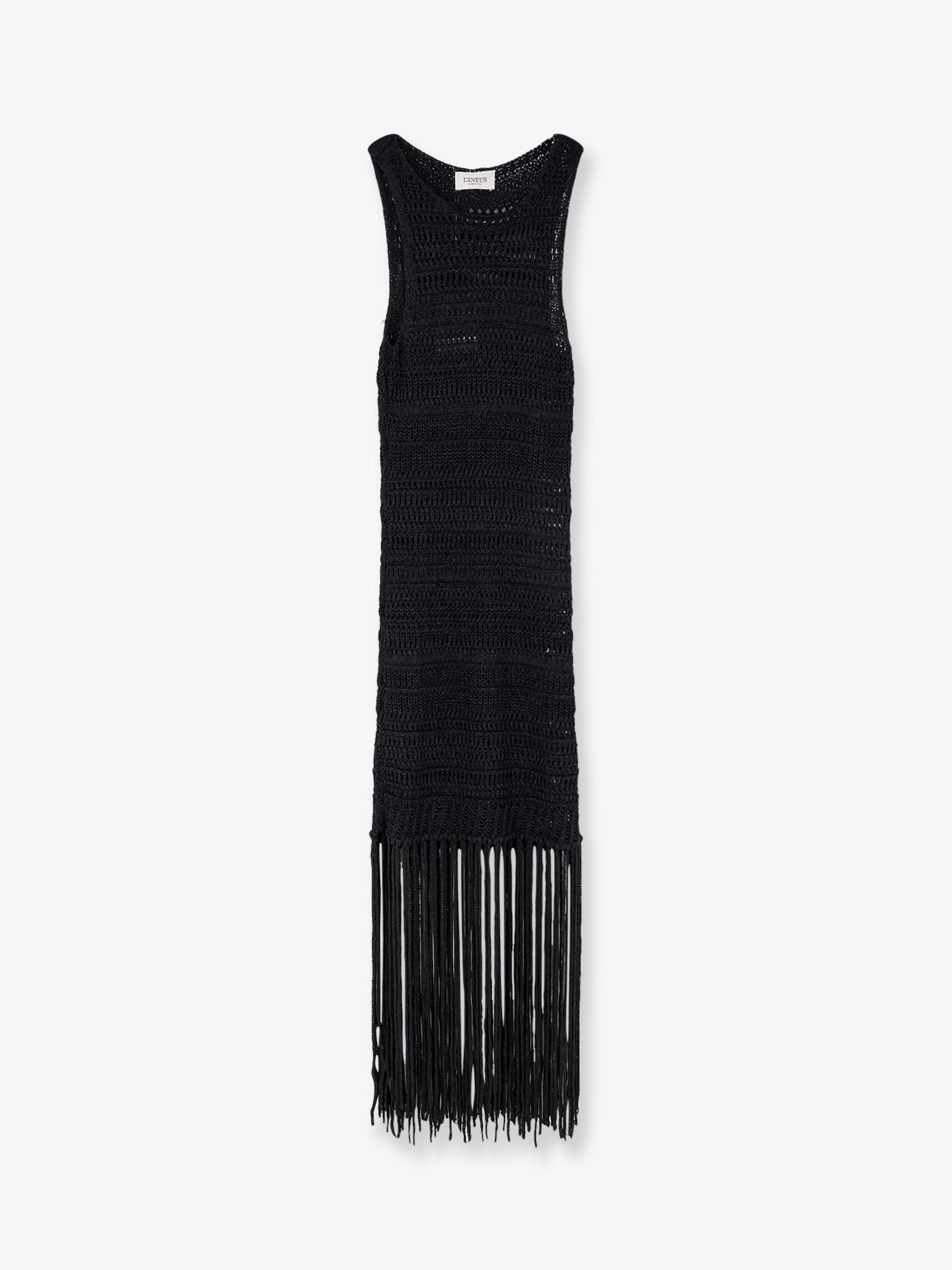 recycled polyester dress Viscose and recycled polyester dress LANEUS