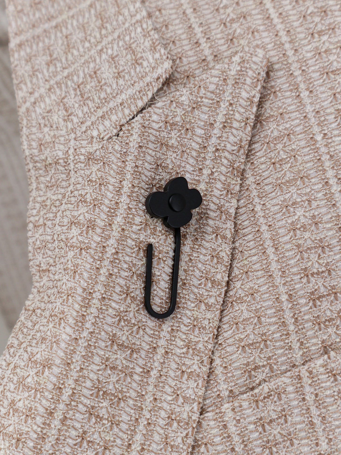 Liknit double-breasted blazer