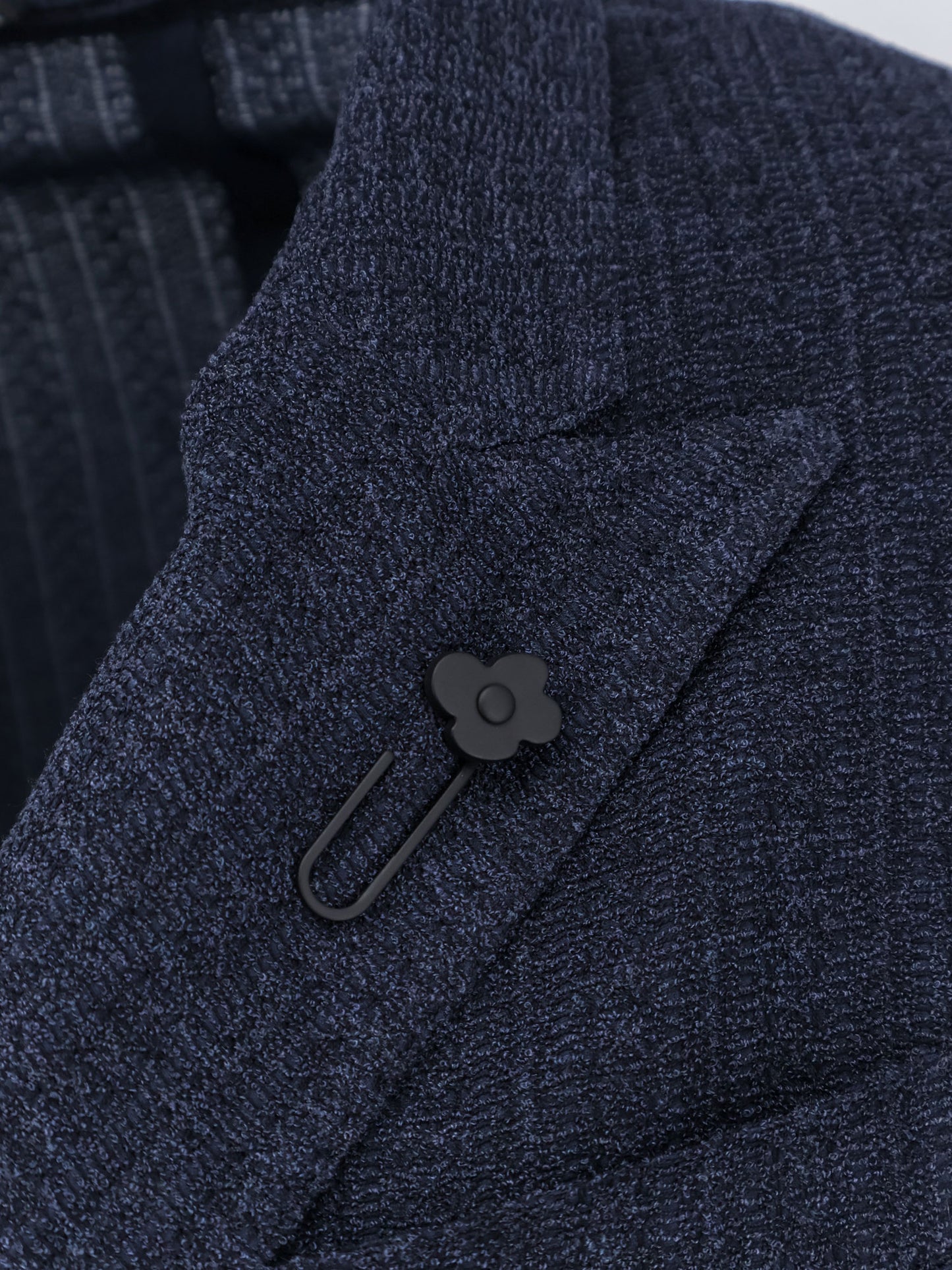 Liknit double-breasted blazer