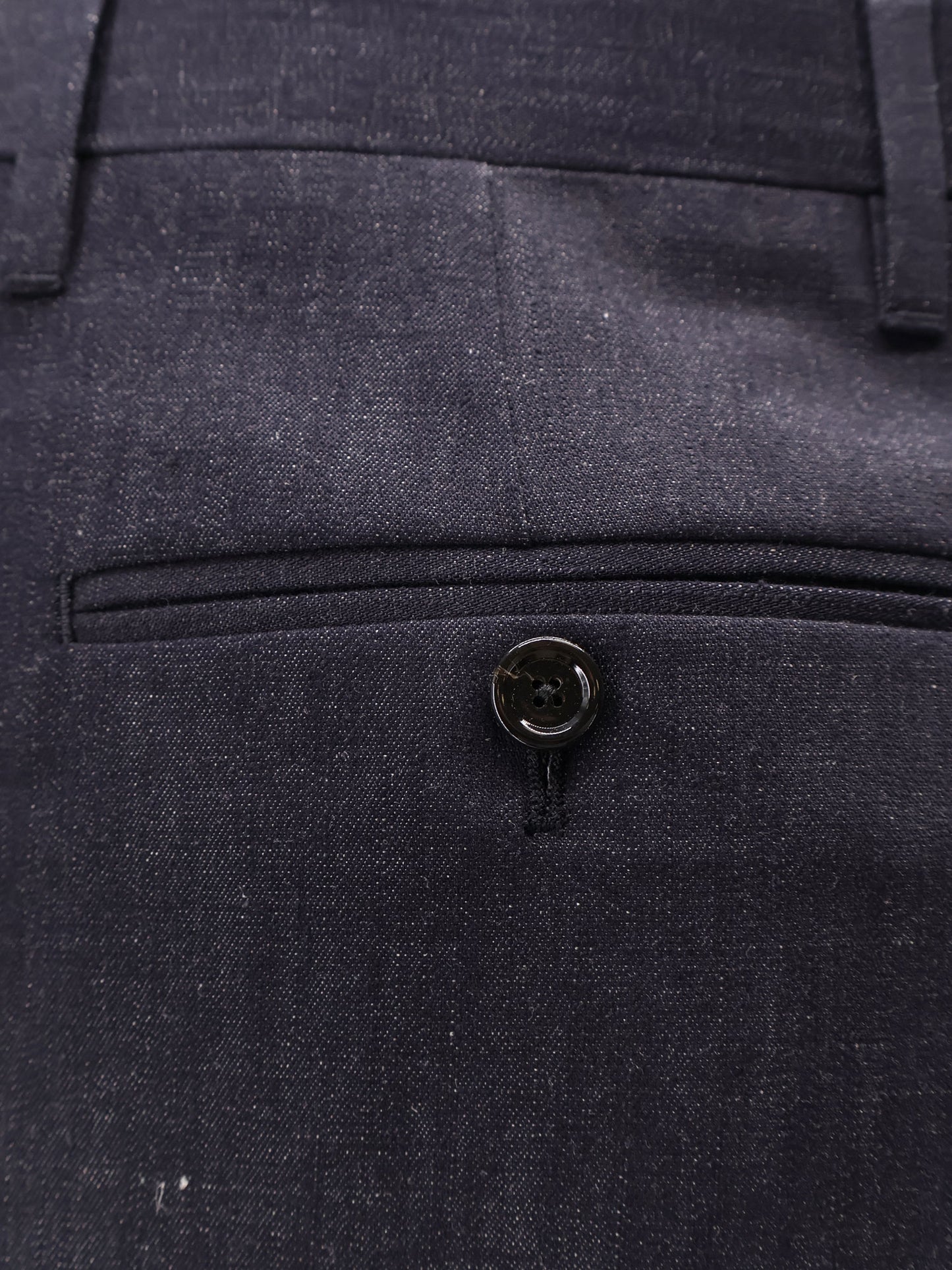 Pantaloni Timur in cotone e lino