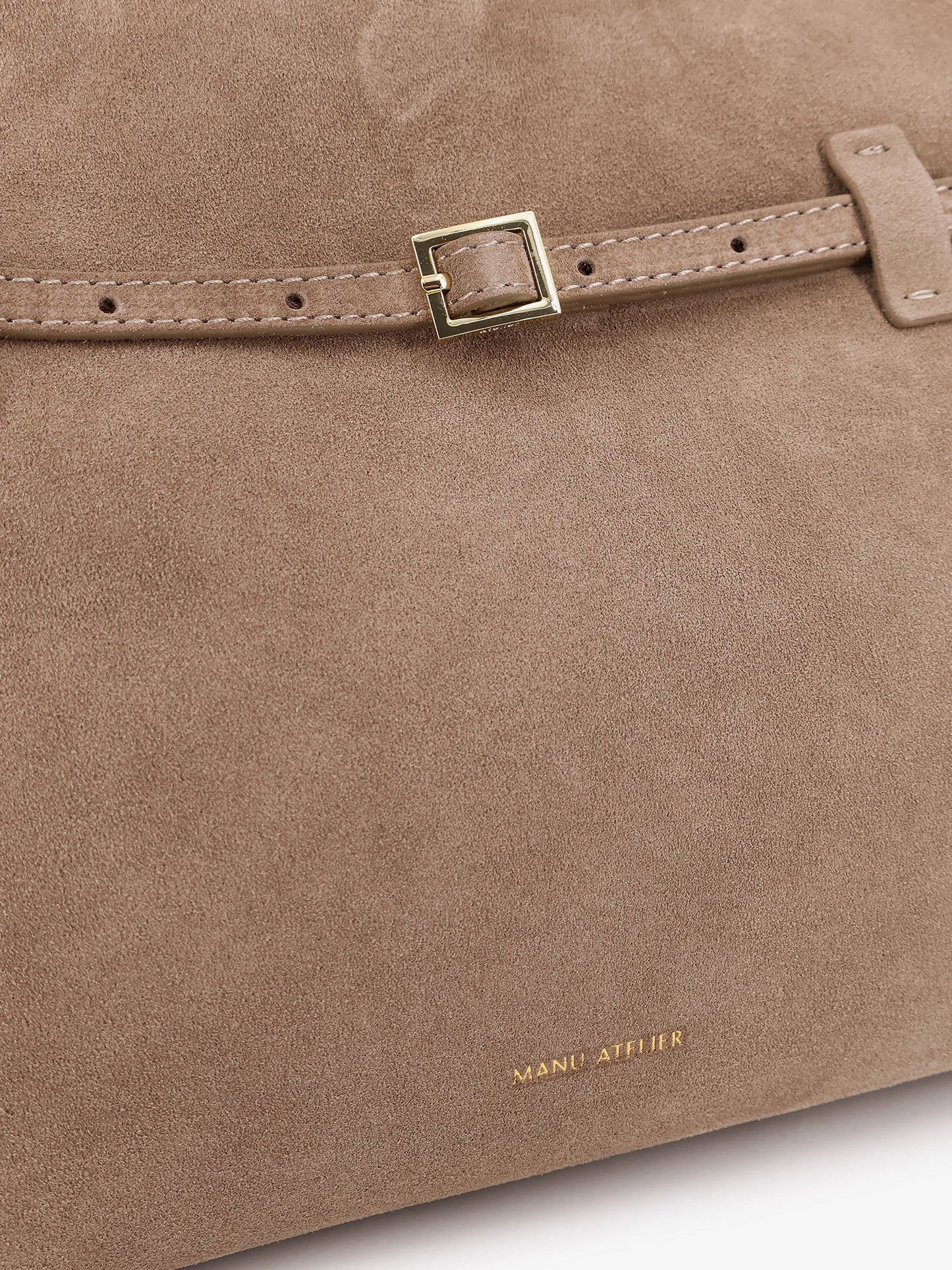 Le Cambon 35 suede shoulder bag