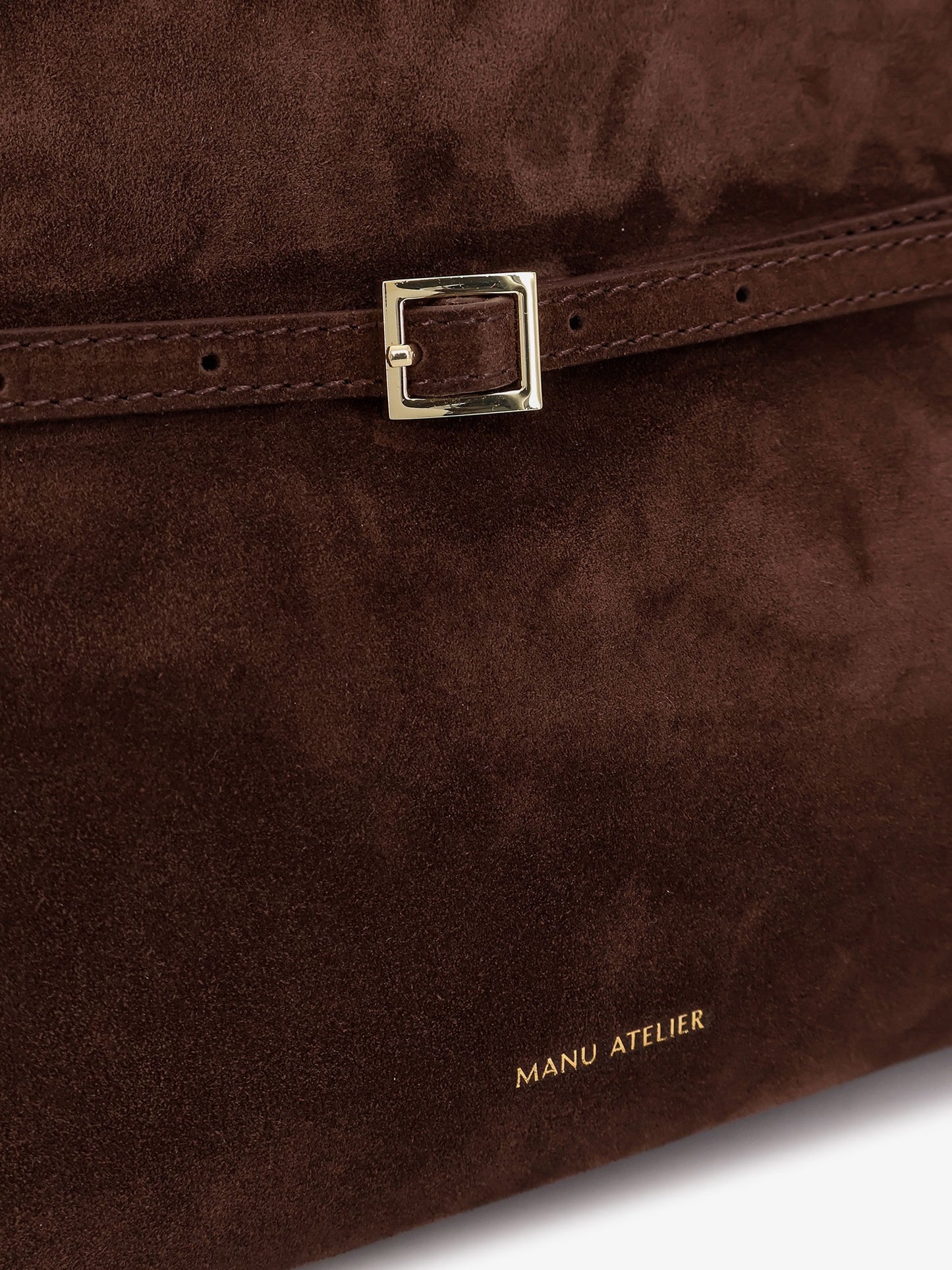 Le Cambon East West suede shoulder bag