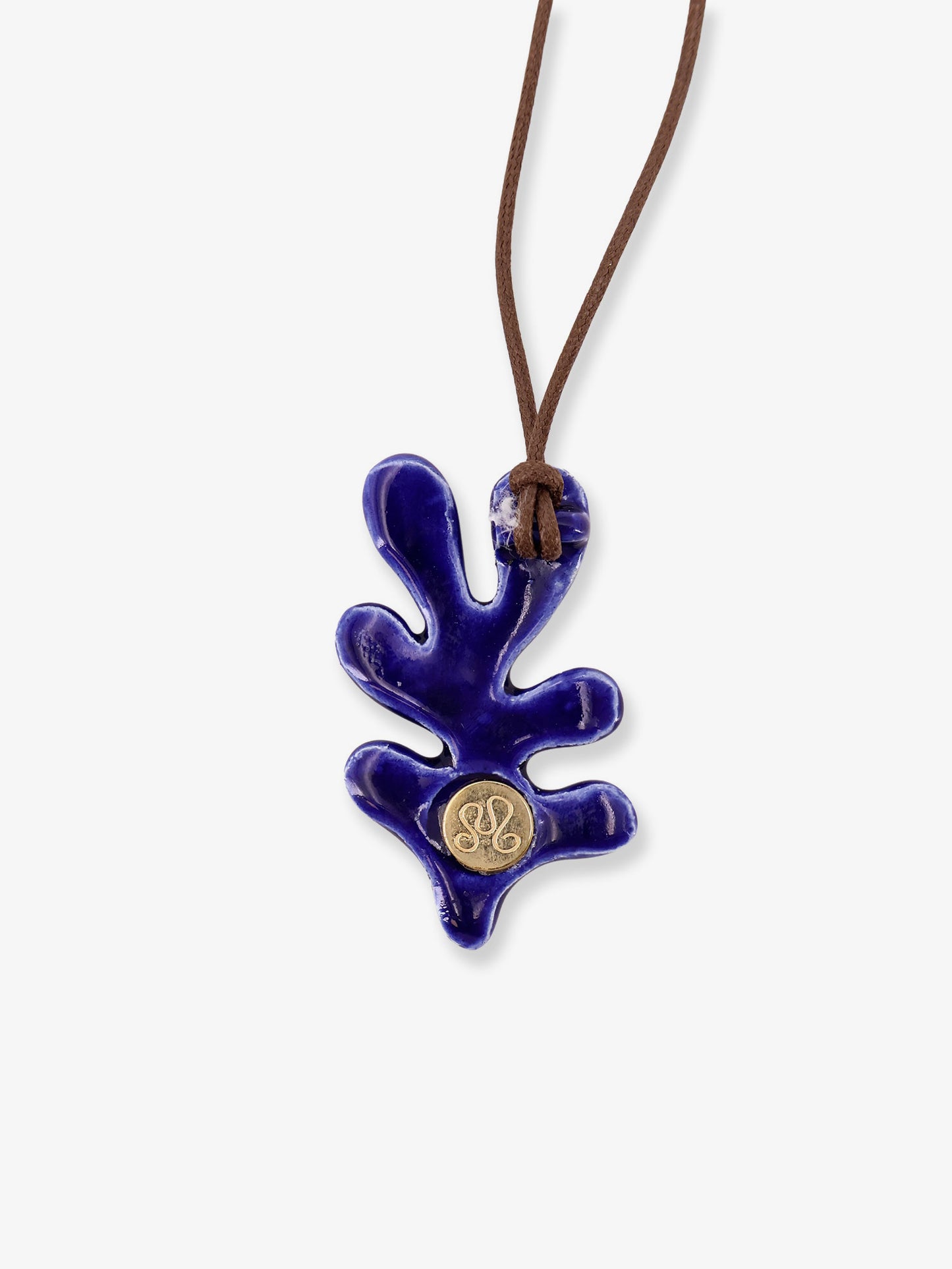 Corallo glazed ceramic necklace