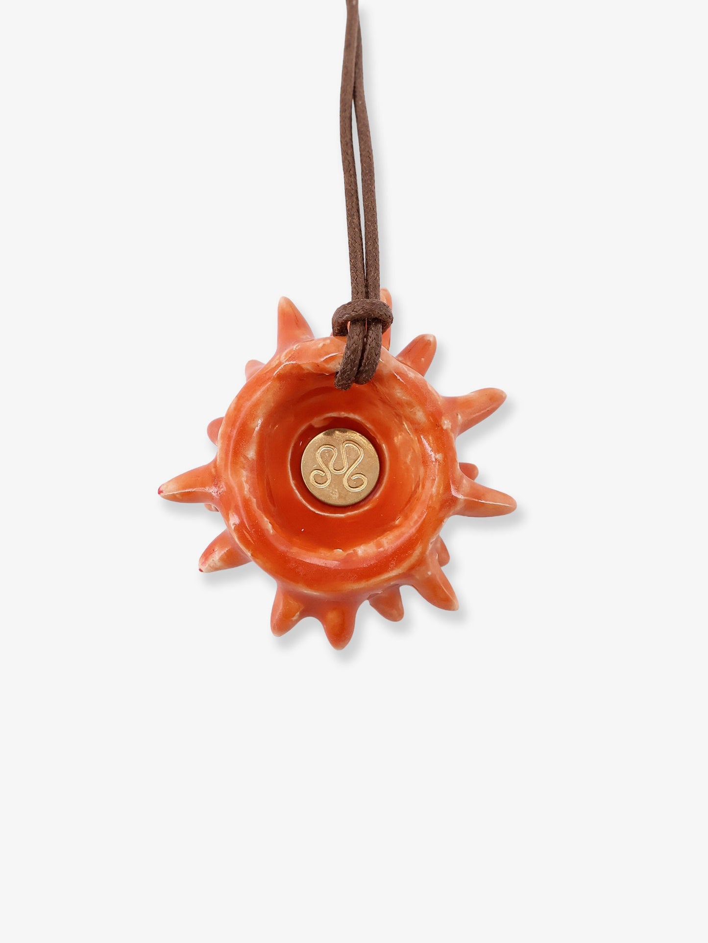 Riccio glazed ceramic necklace