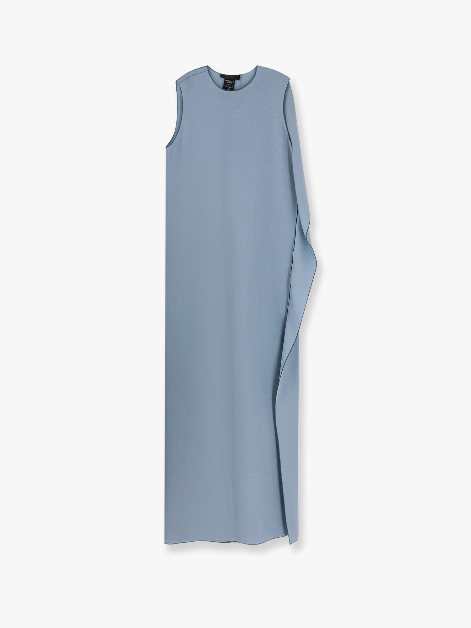 max mara blue silk dress Max Mara | Woman - Long ramie dress - Sky Blue