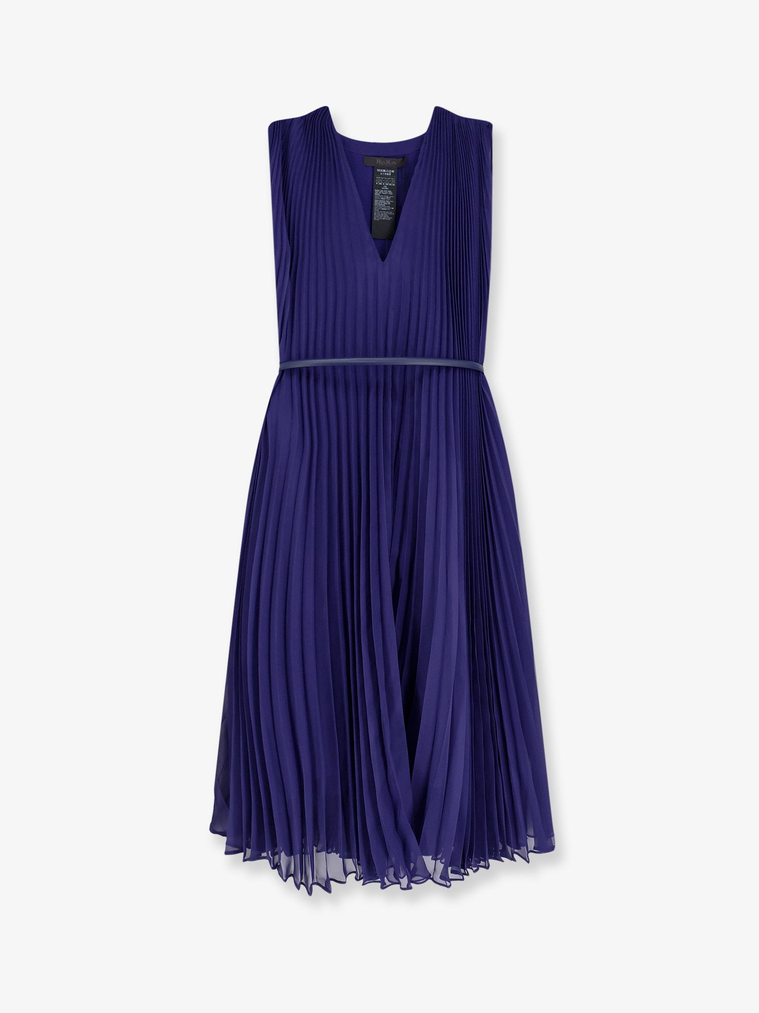 max mara purple dress One-Shoulder Long Dress