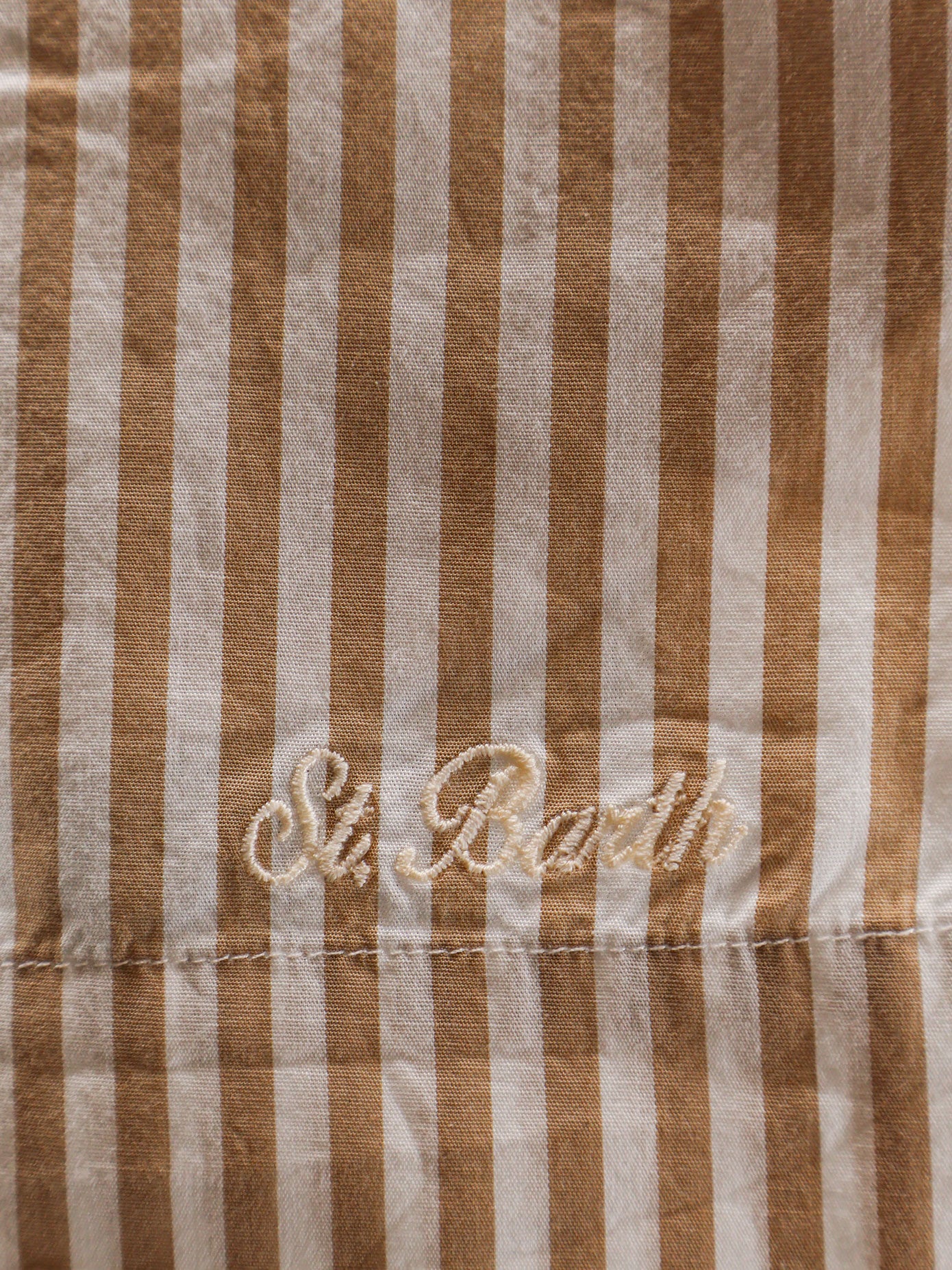 Amani cotton Bermuda shorts with striped pattern