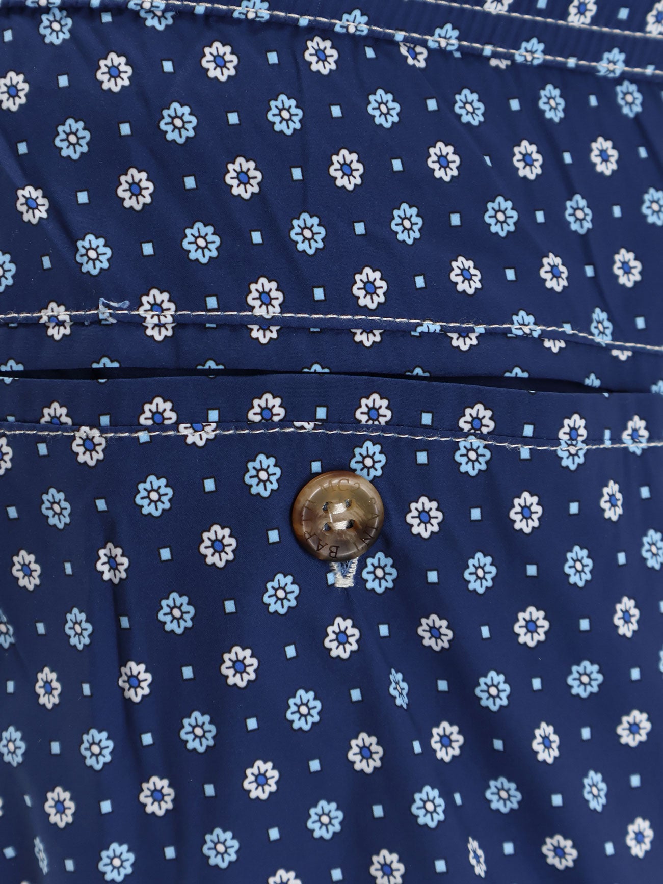 Boxer mare in nylon con micro fantasia all-over