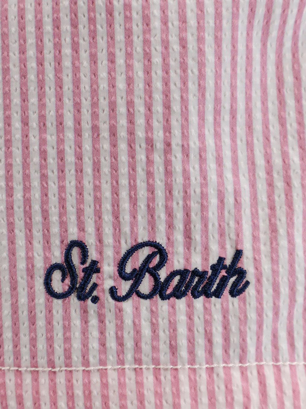 Patmos swim trunks with striped motif