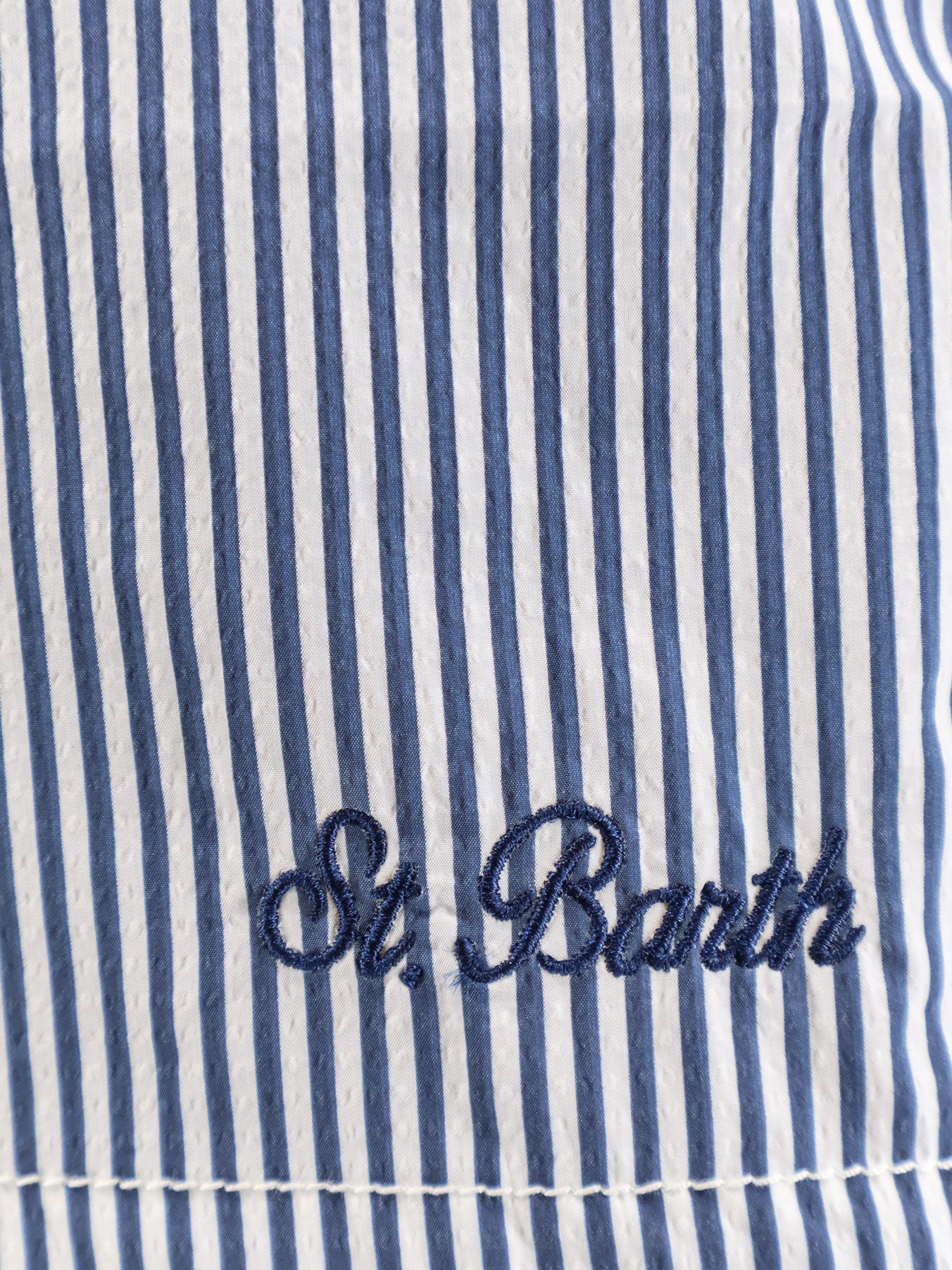 Patmos swim trunks with striped motif