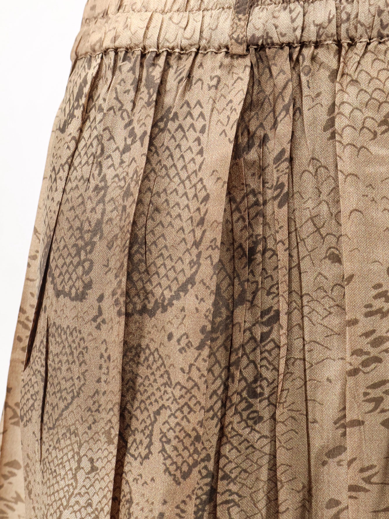 Silk trousers