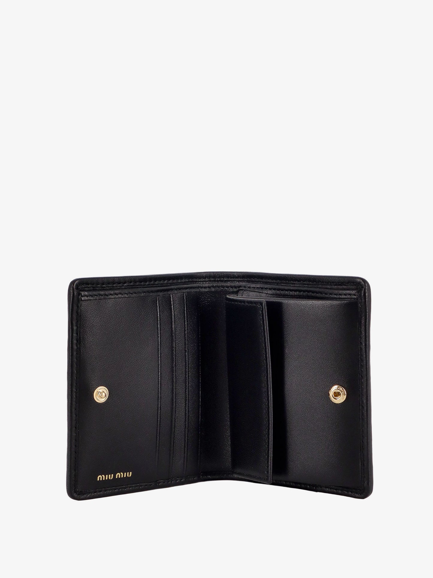 Quilted leather wallet