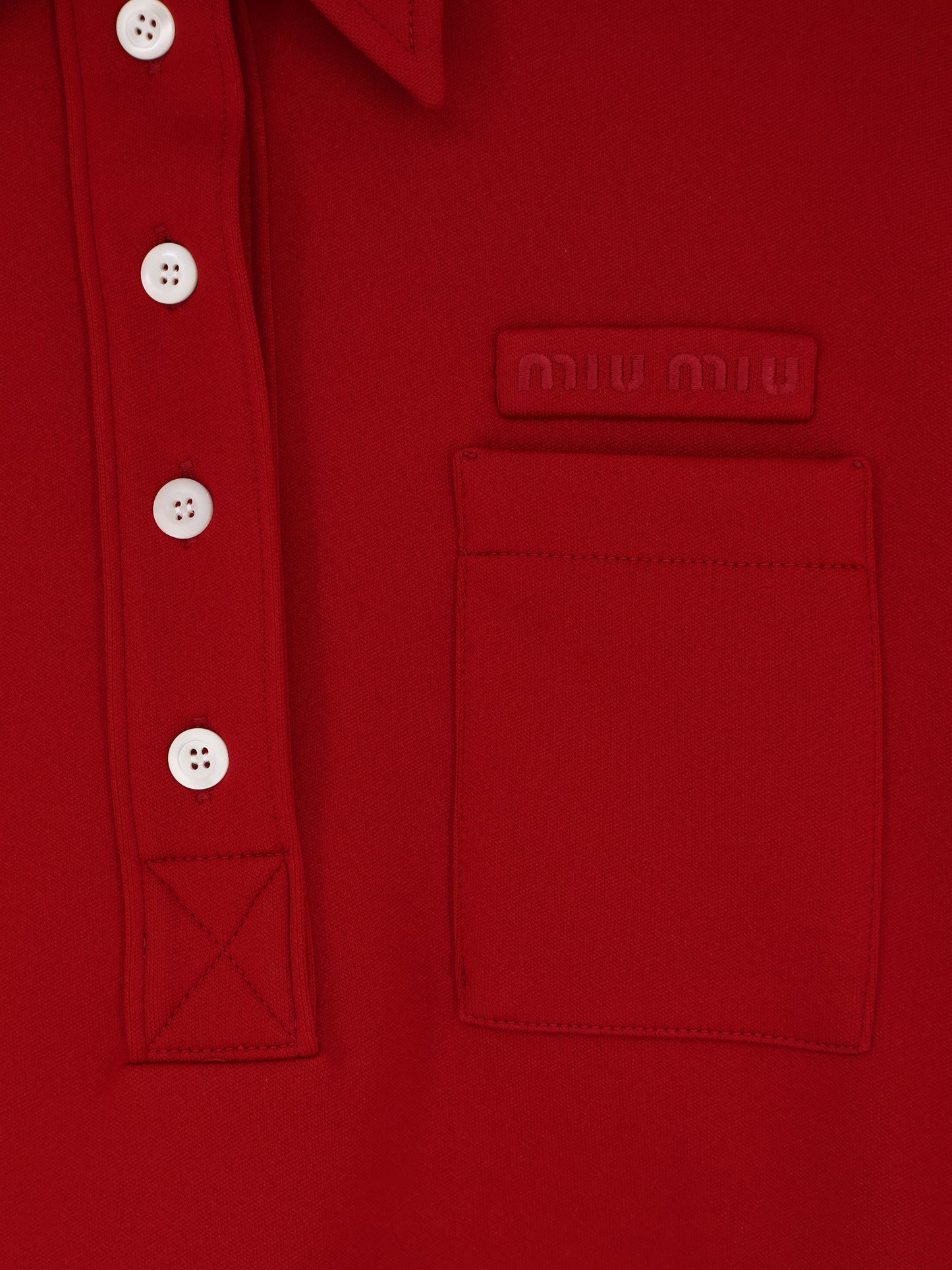 Polo Shirt with Lettering Logo patch