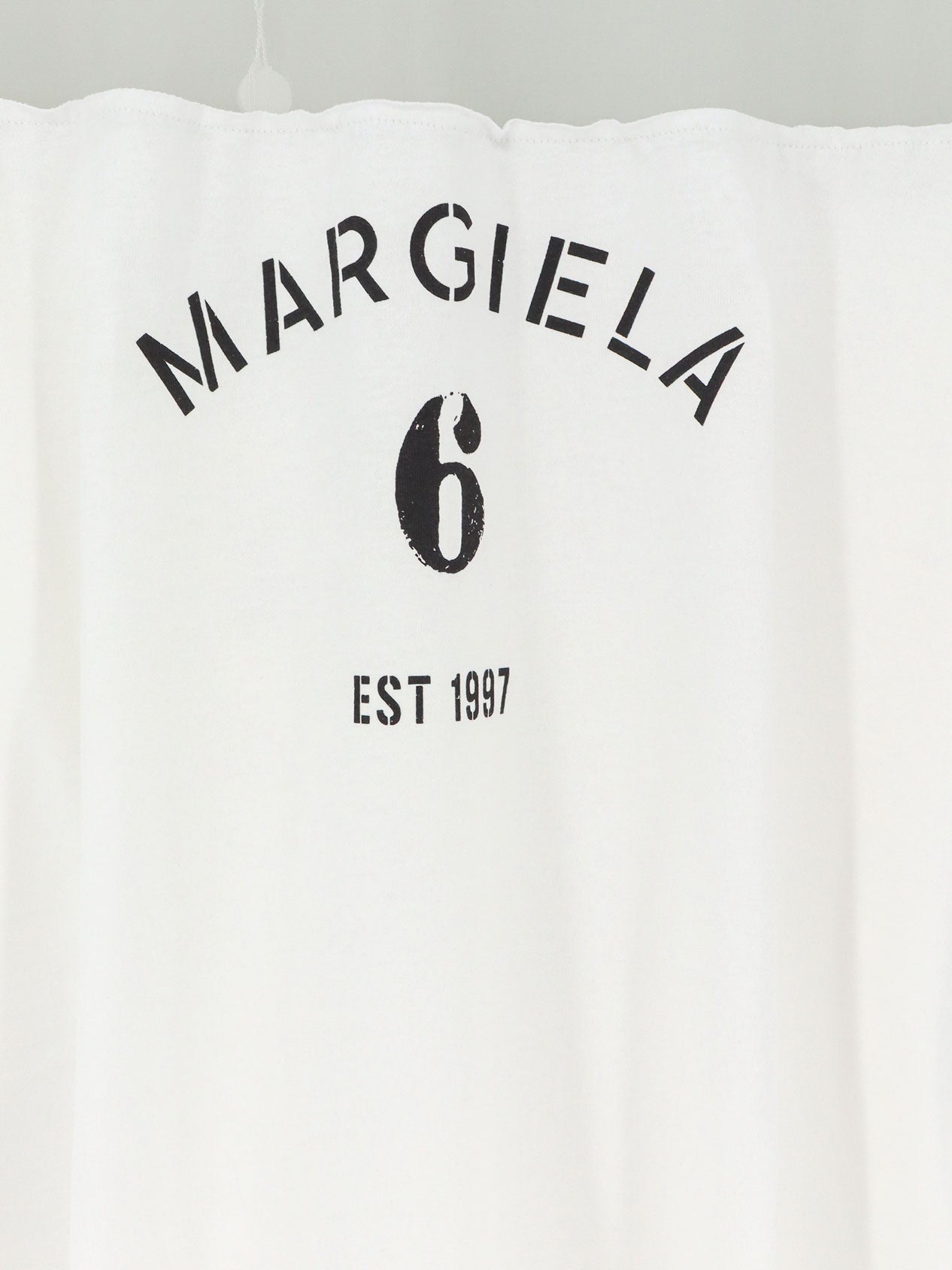 T-shirt in cotone con inserto in voile