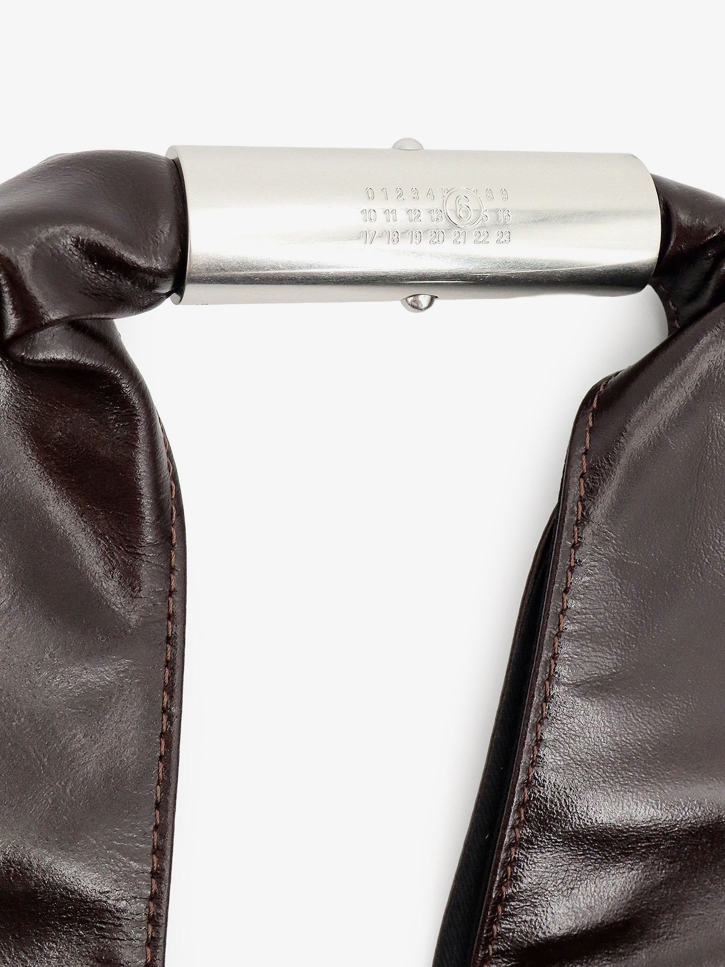 Japanese shiny leather shoulder bag