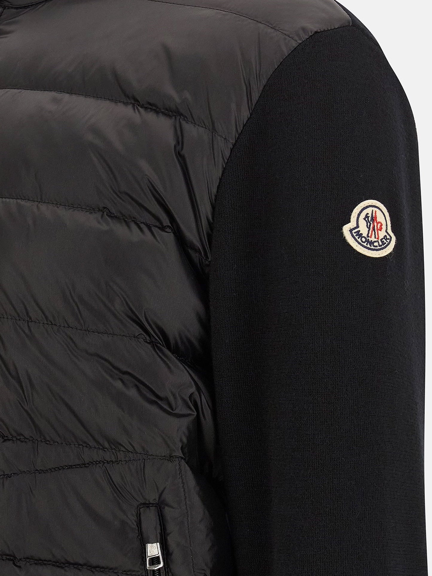 Padded Jacket/Cardigan with wool inserts