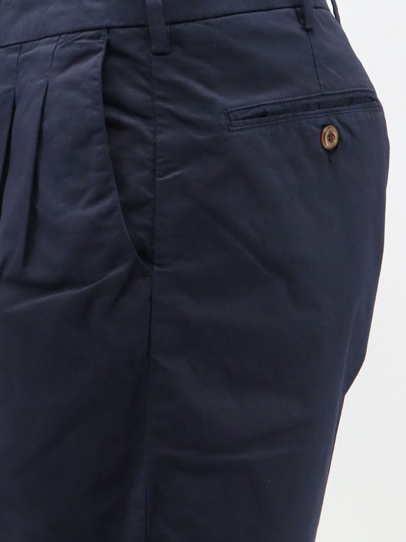 Stretch cotton bermuda shorts