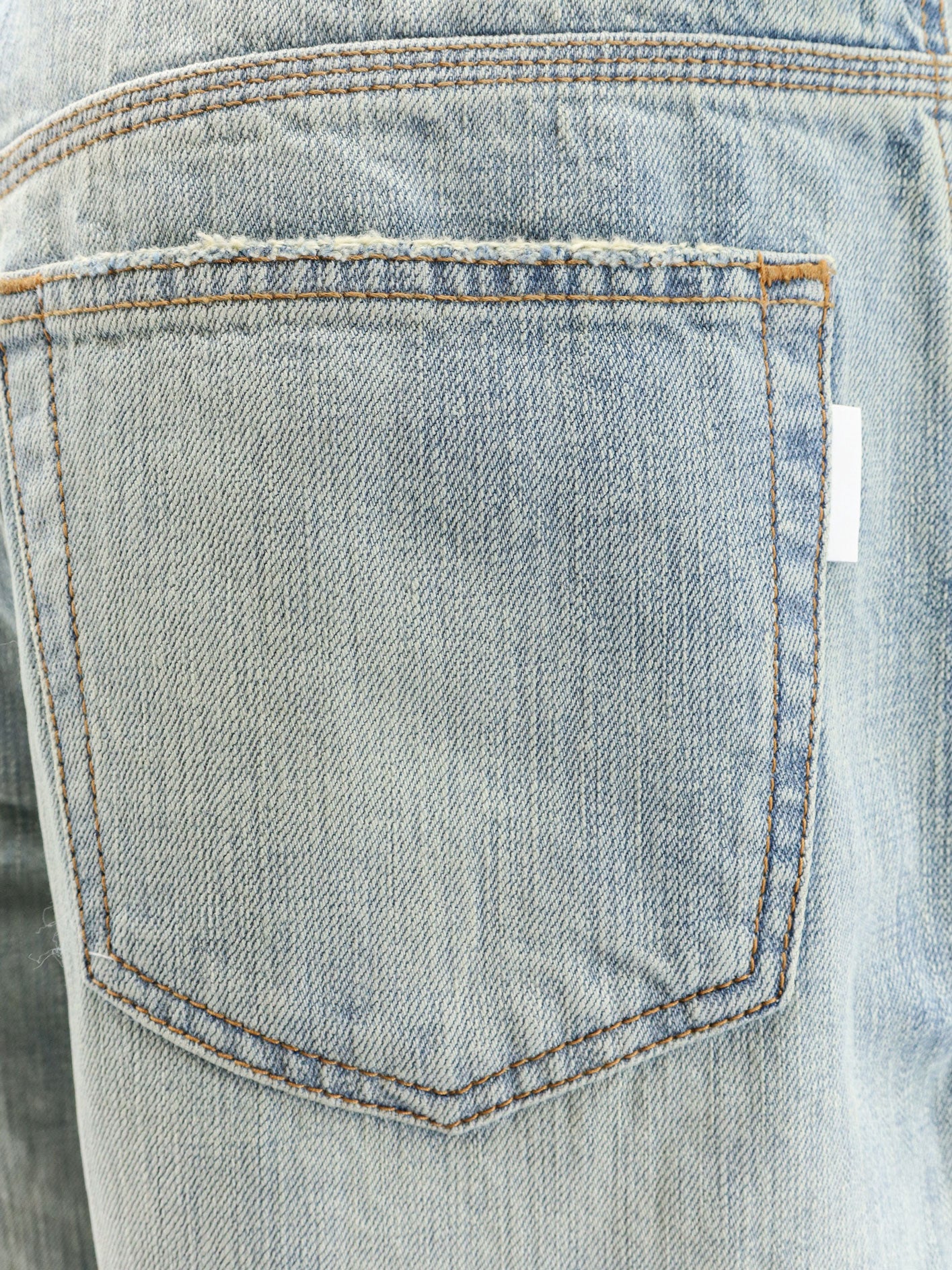 Blue denim jeans