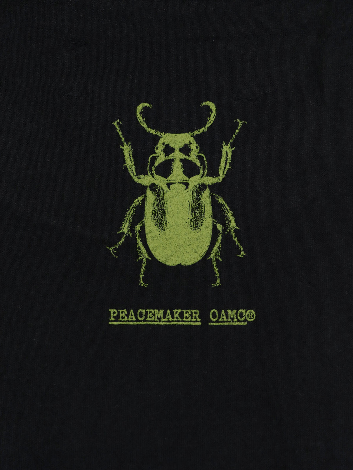 T-shirt in cotone con stampa Stencil