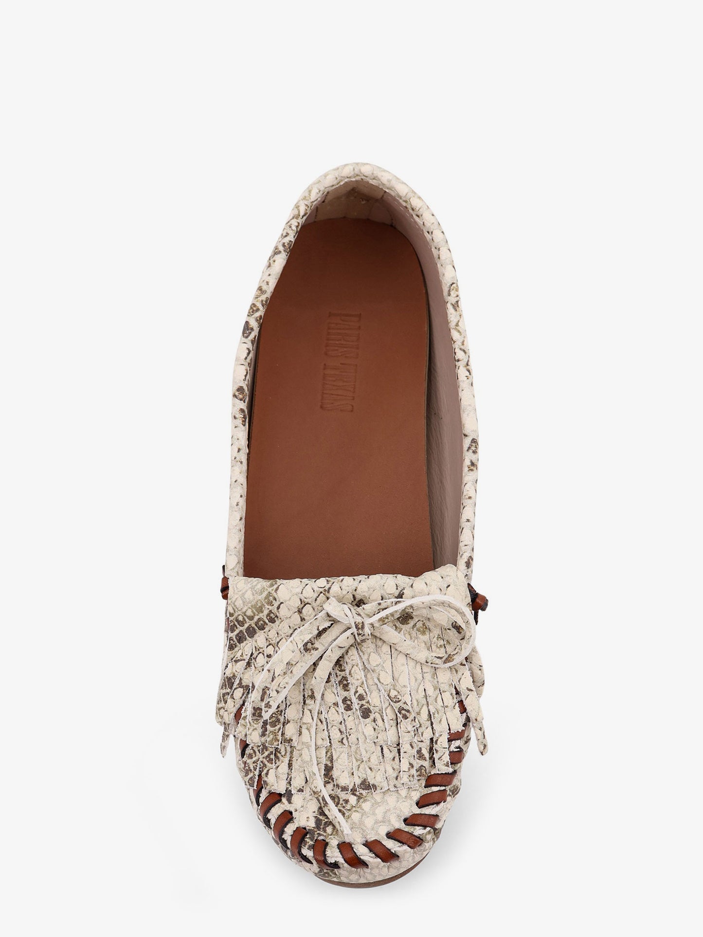 Indiana leather loafers with croco print