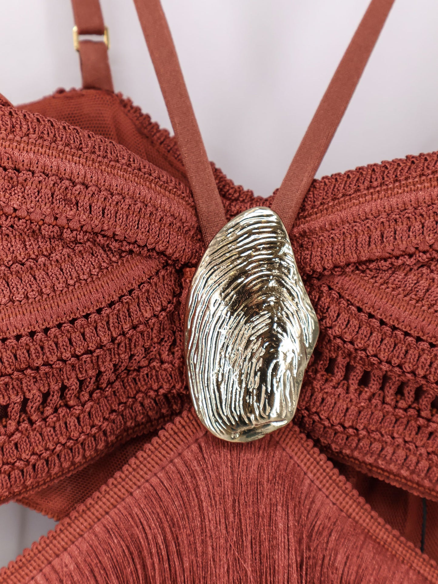 Amethyst fringed dress