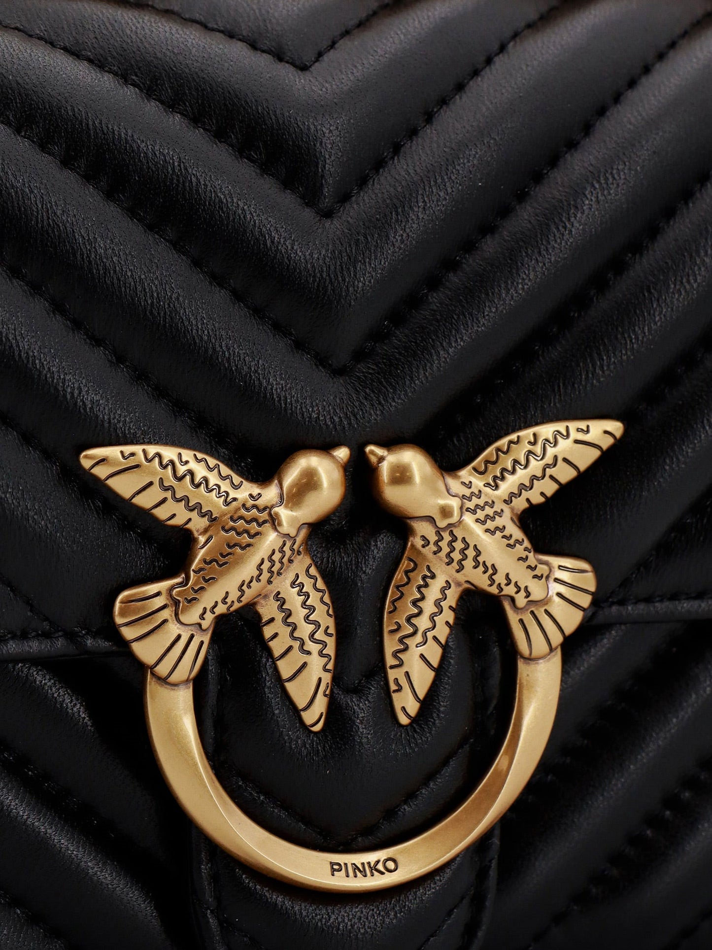 Love One Mini quilted leather crossbody bag