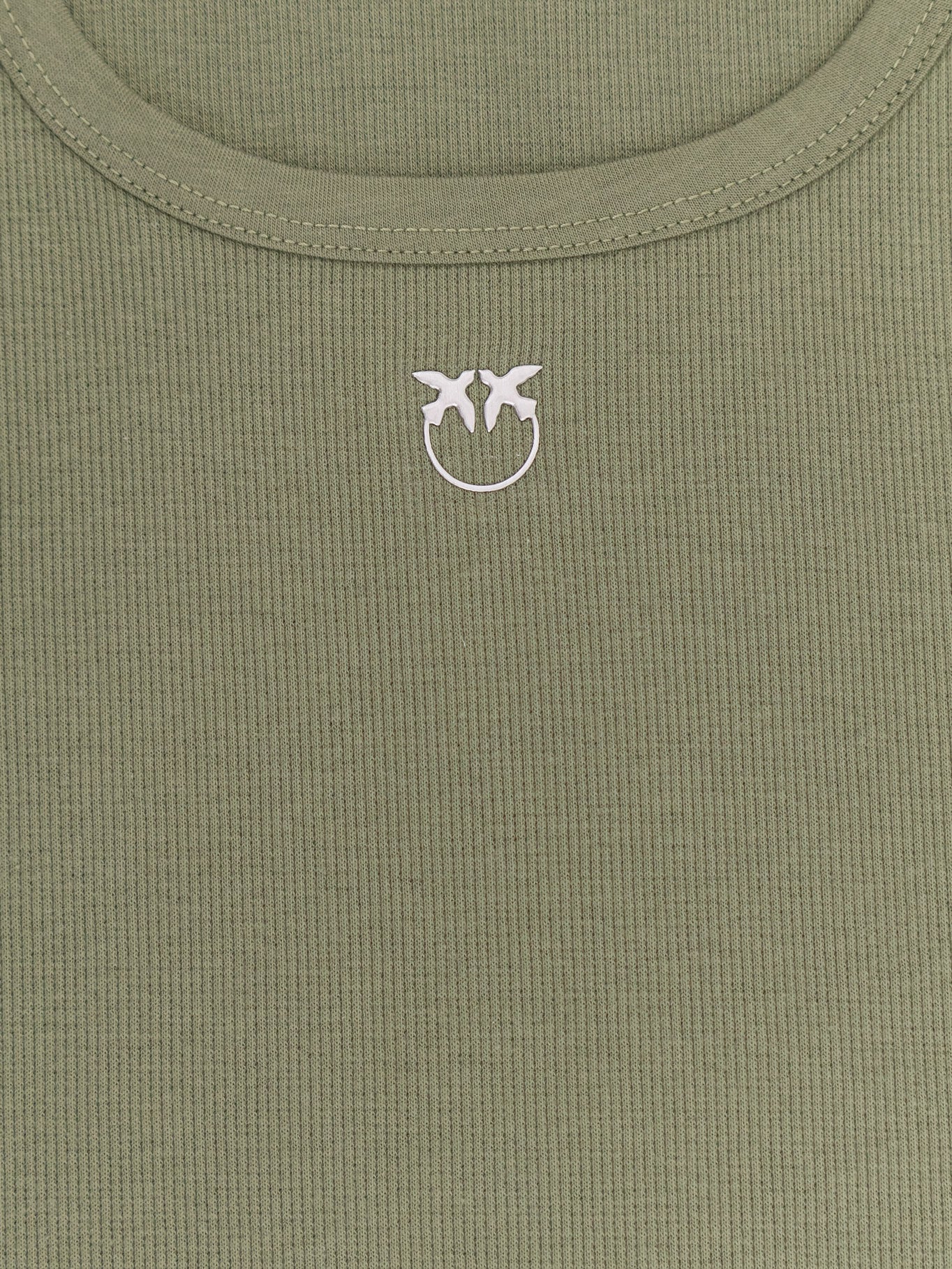 Calcolatore cotton tank top with frontal Love Birds logo