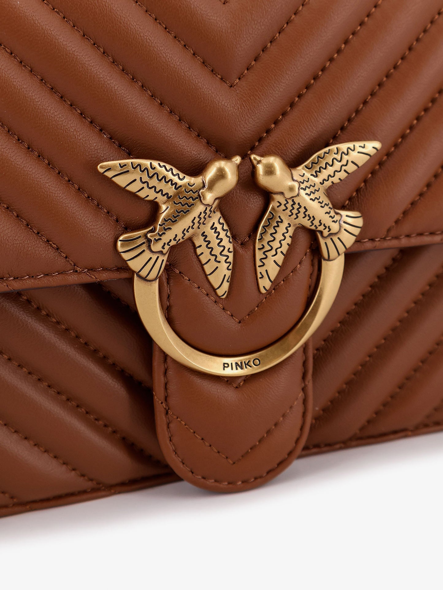 Love Bag One quilted leather crossbody bag